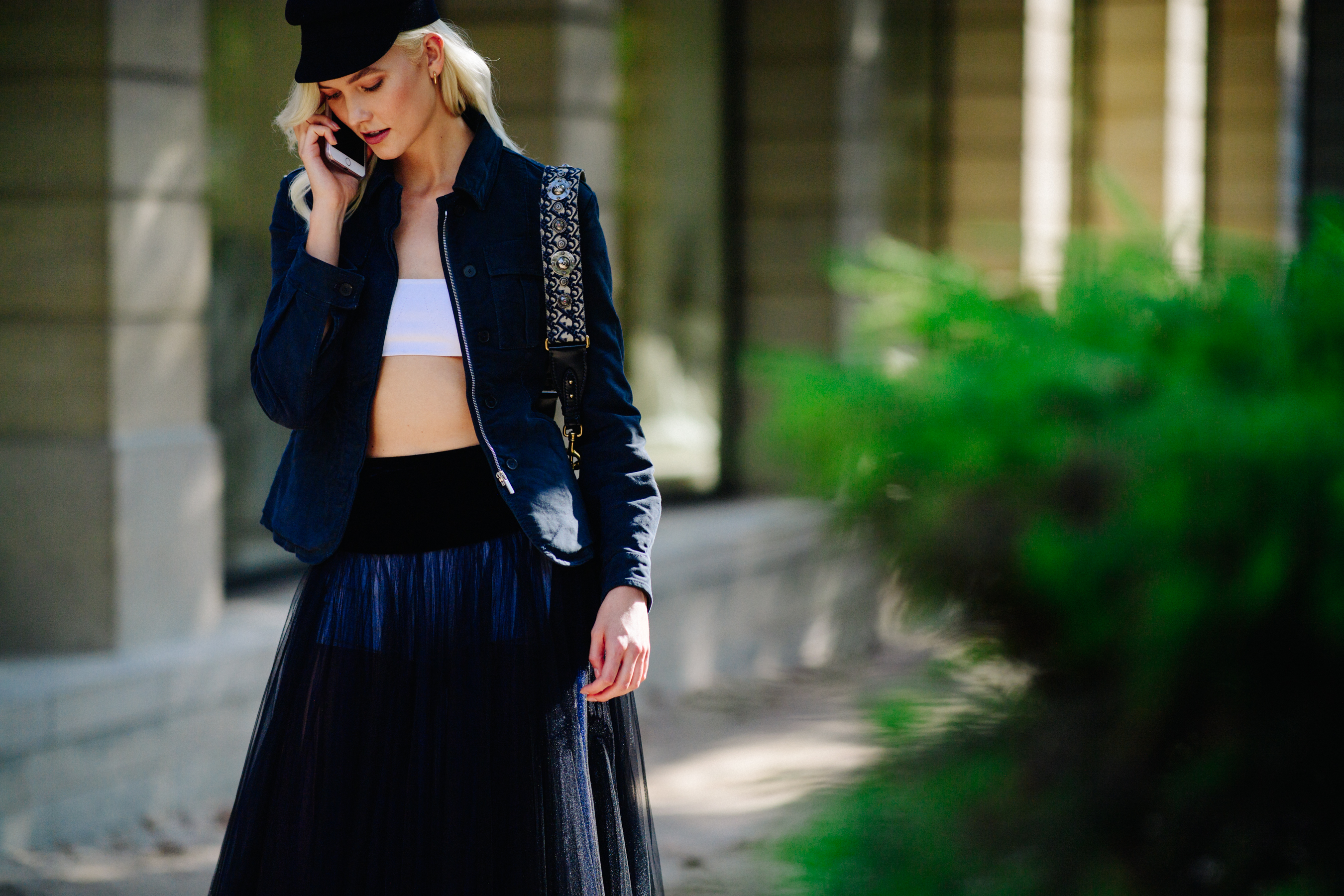 American top model wearing Christian Dior
