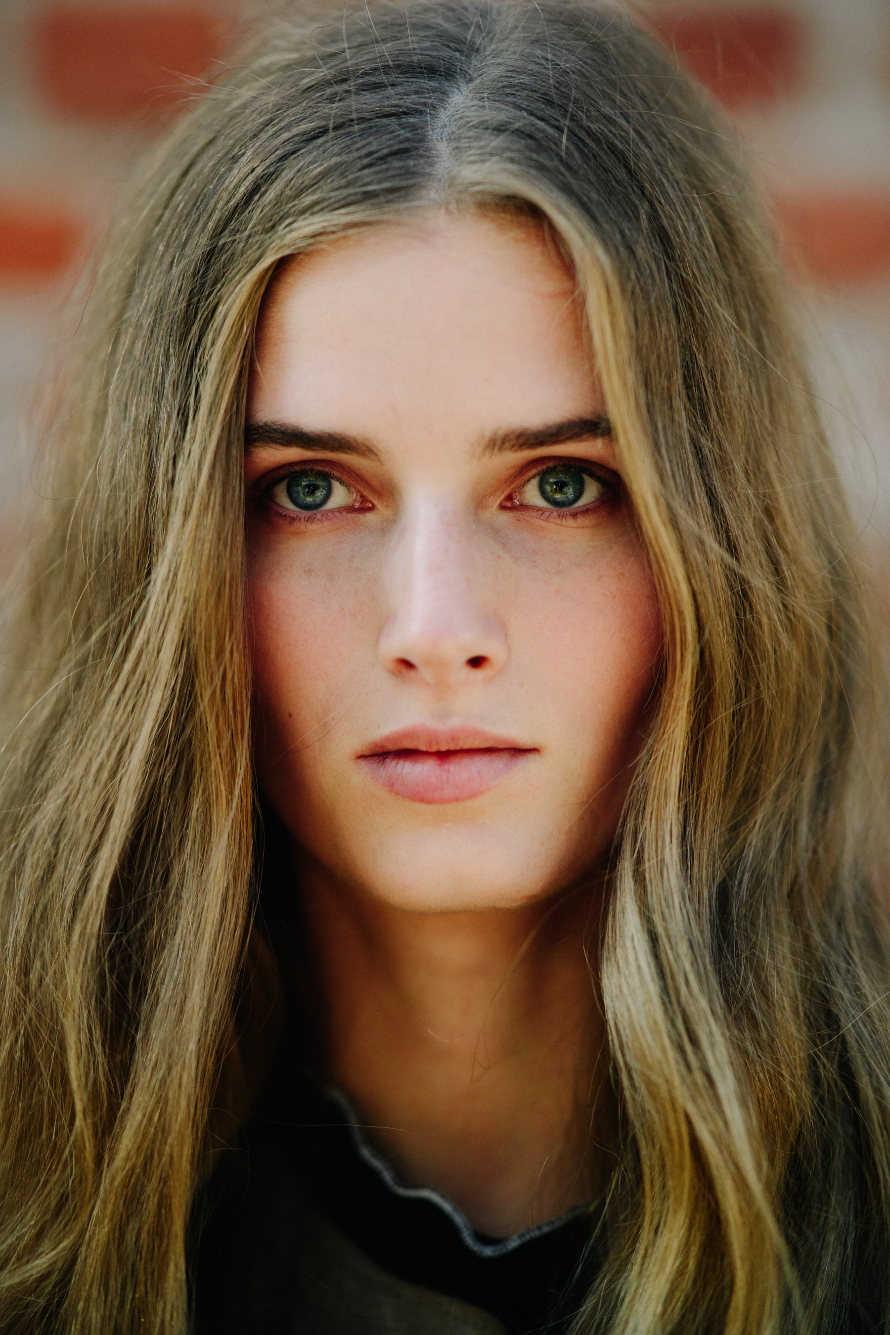 Portrait of blonde model