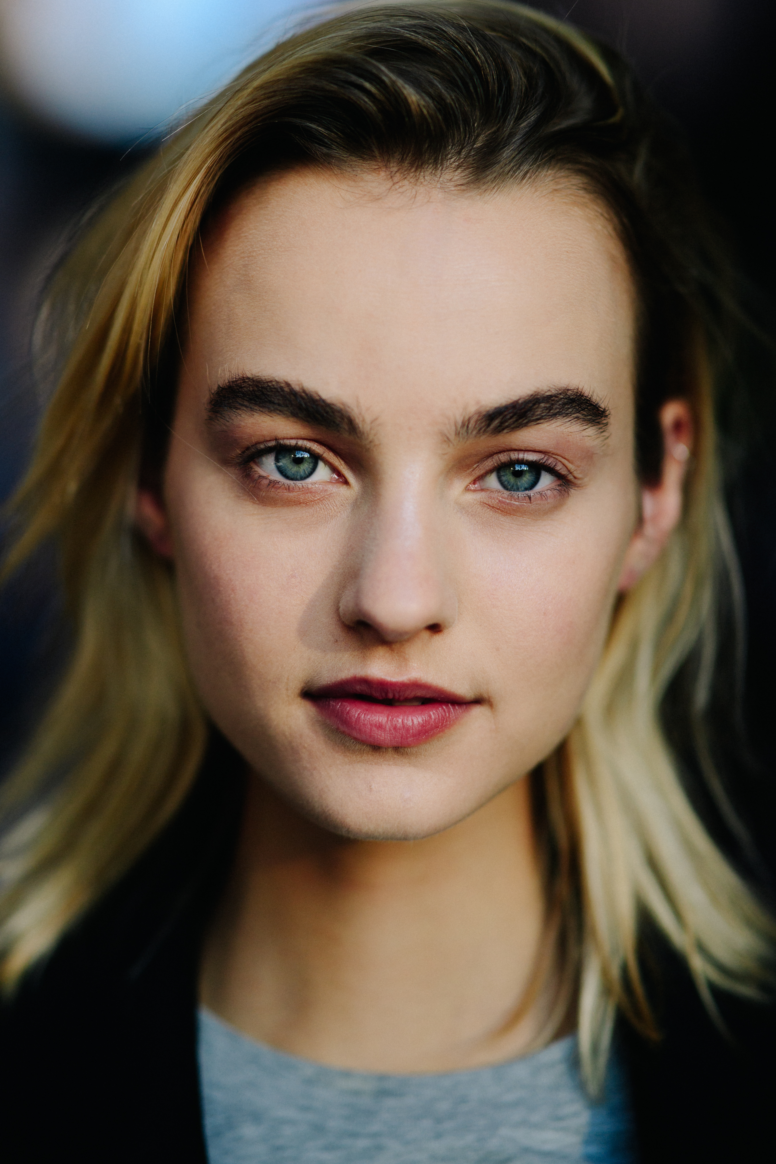 Portrait of a model after a show