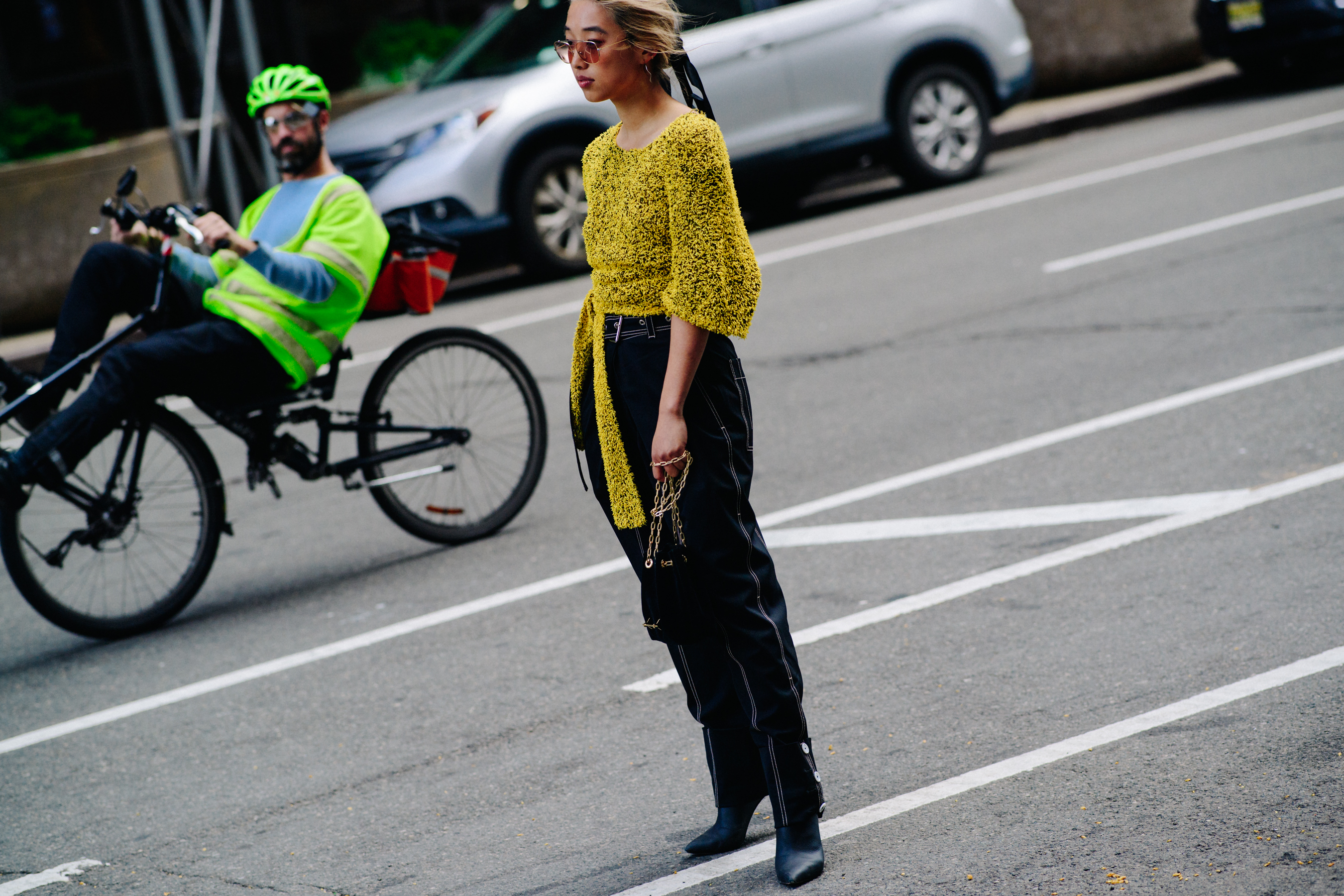 Australian blogger and photographer wearing sweater