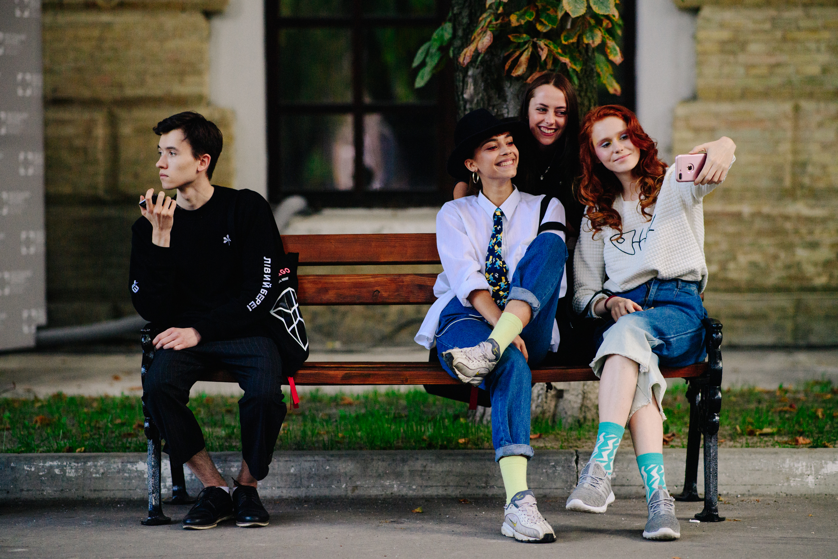 Group of kids at the fashion show