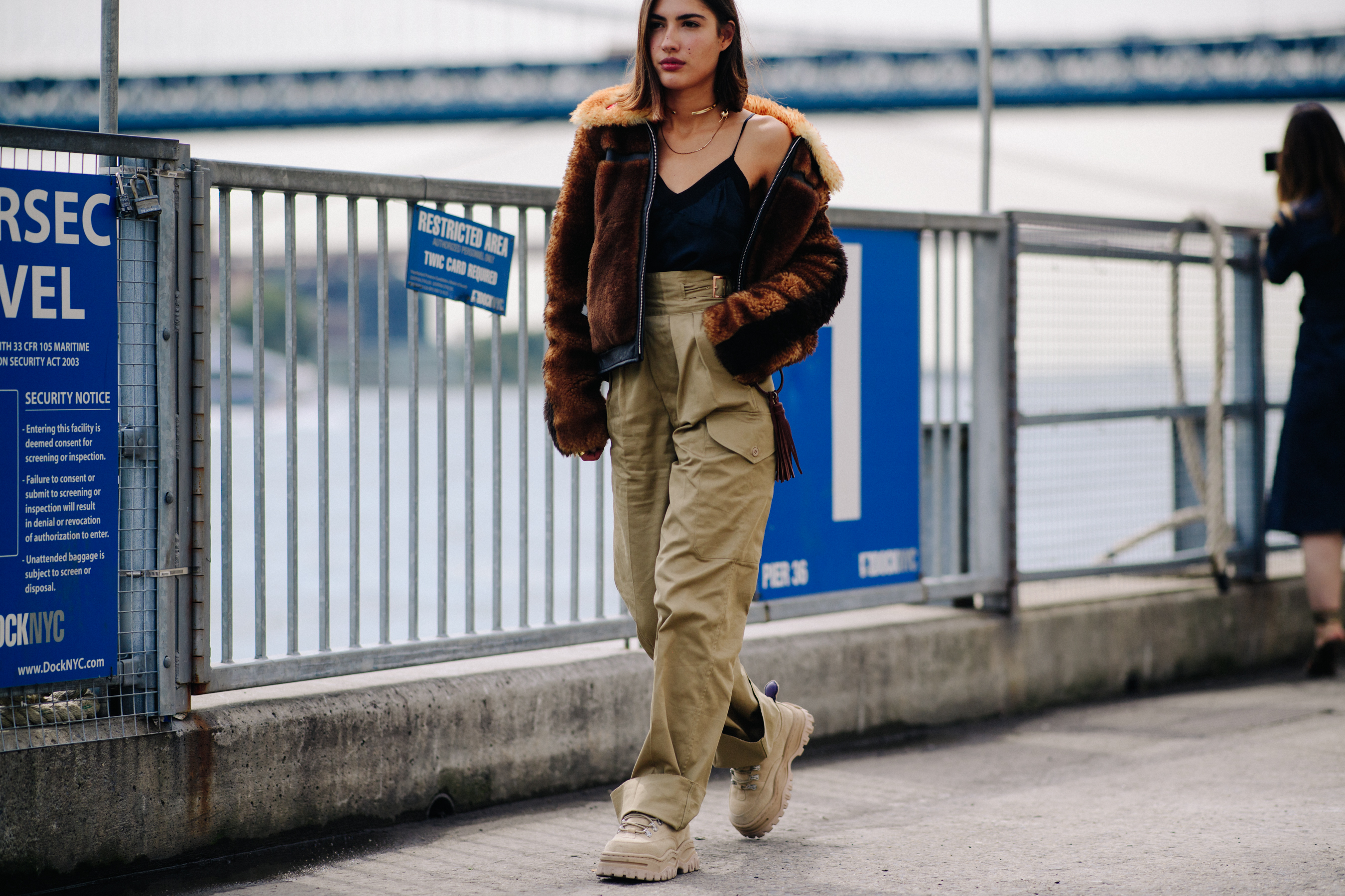 Blogger wearing chunky Eytys boots