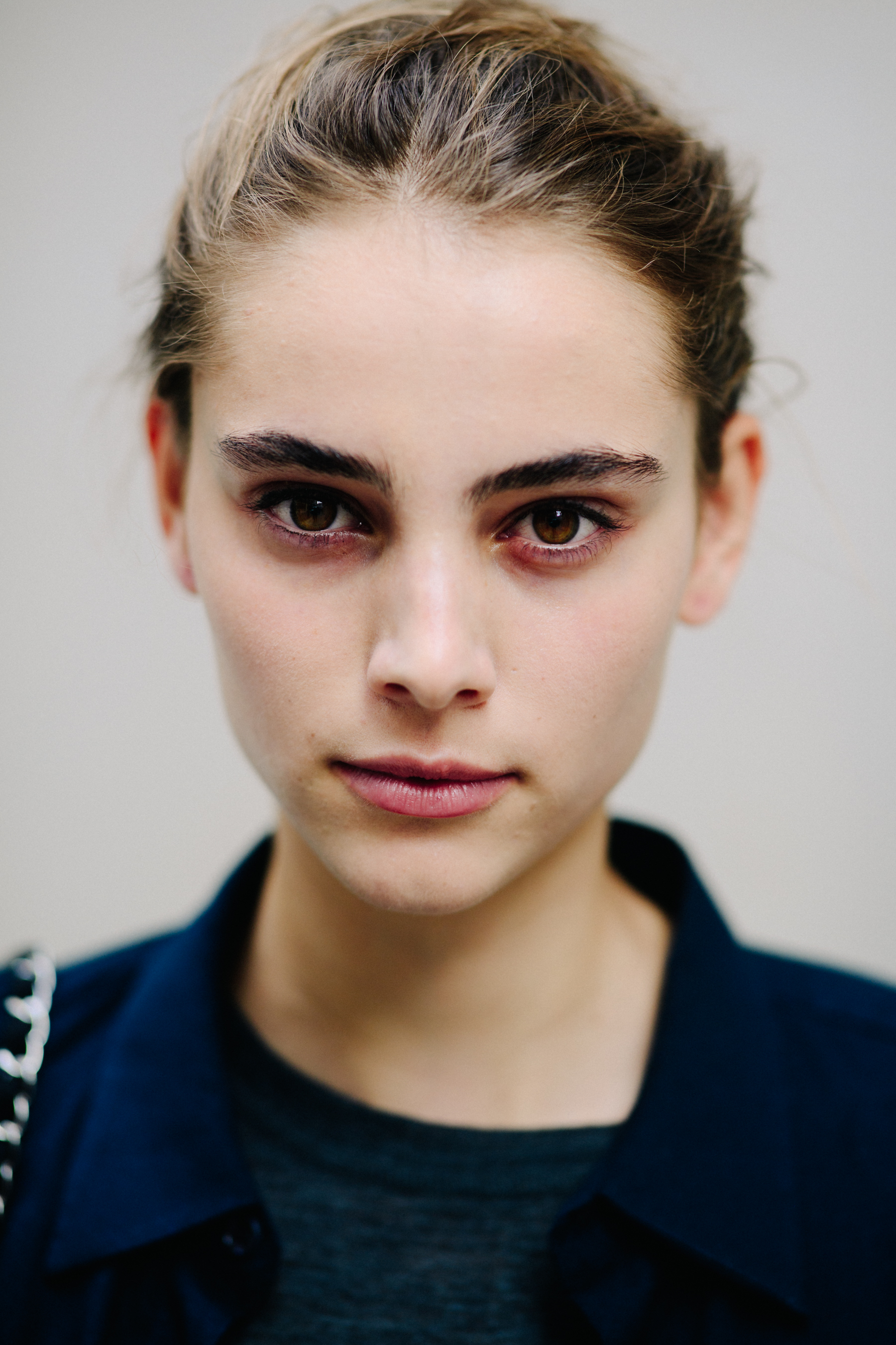 Dutch model with braided hair