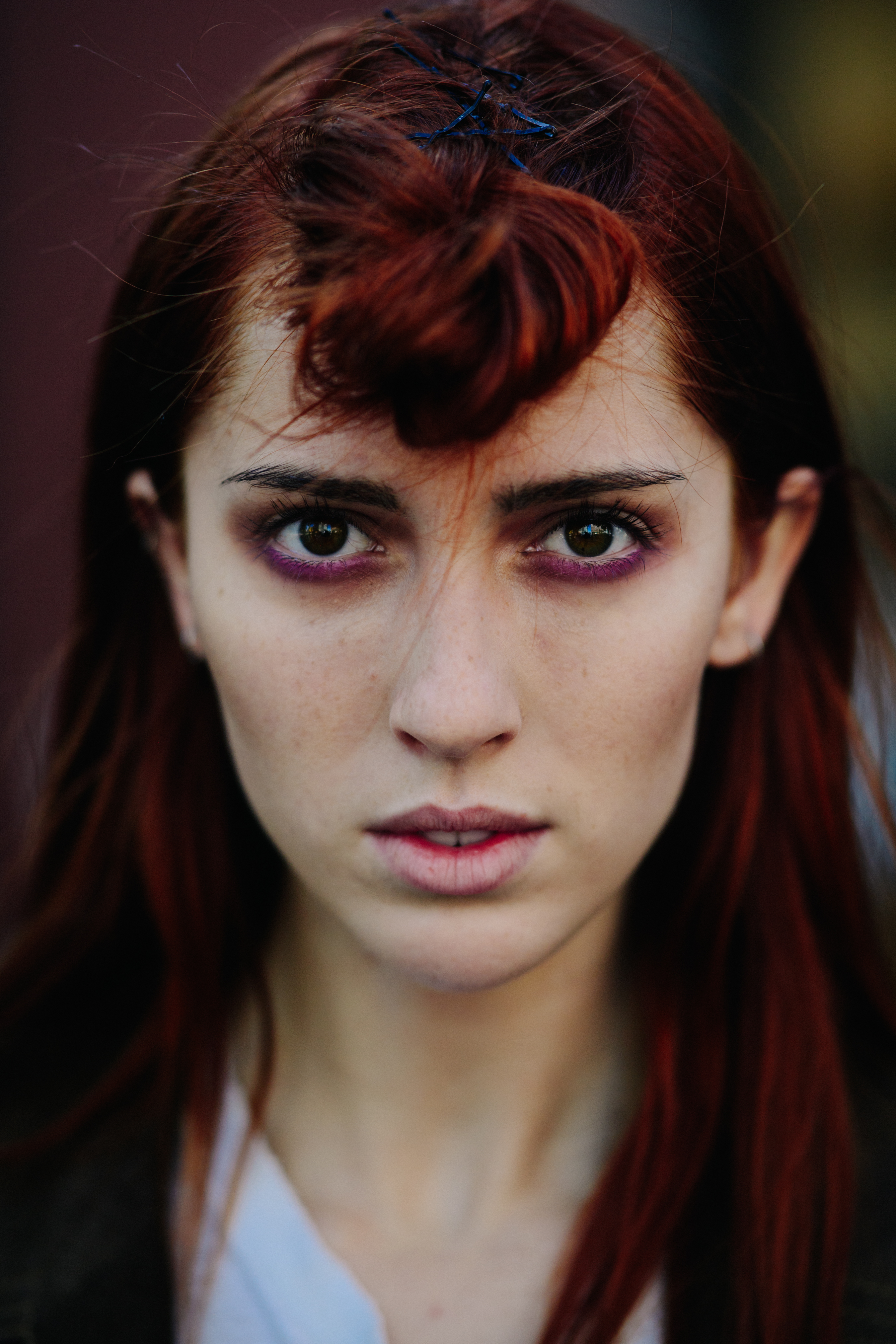 Portrait of an American model