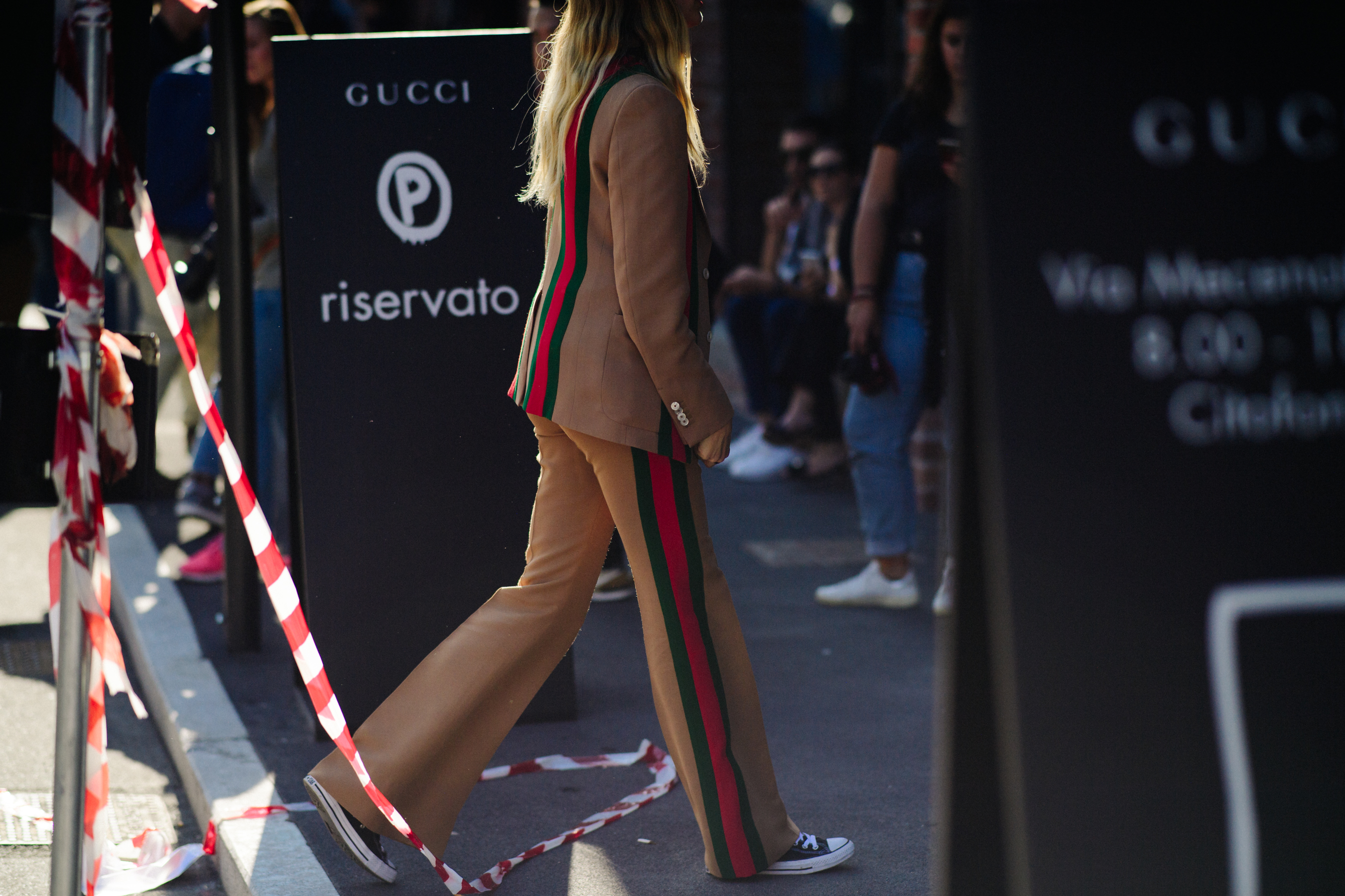 German blogger wearing Gucci outfit