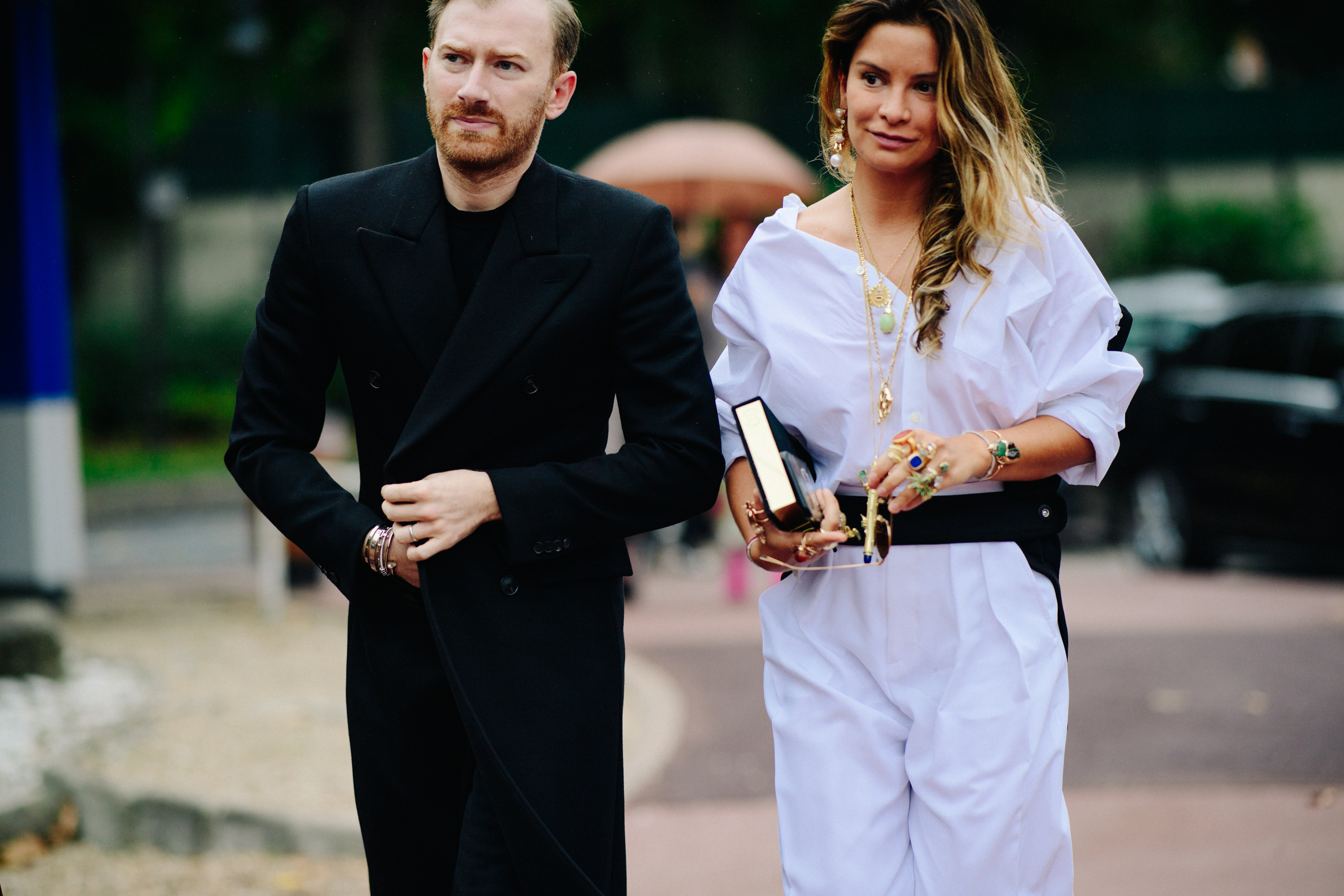 Vetements CEO wearing black coat