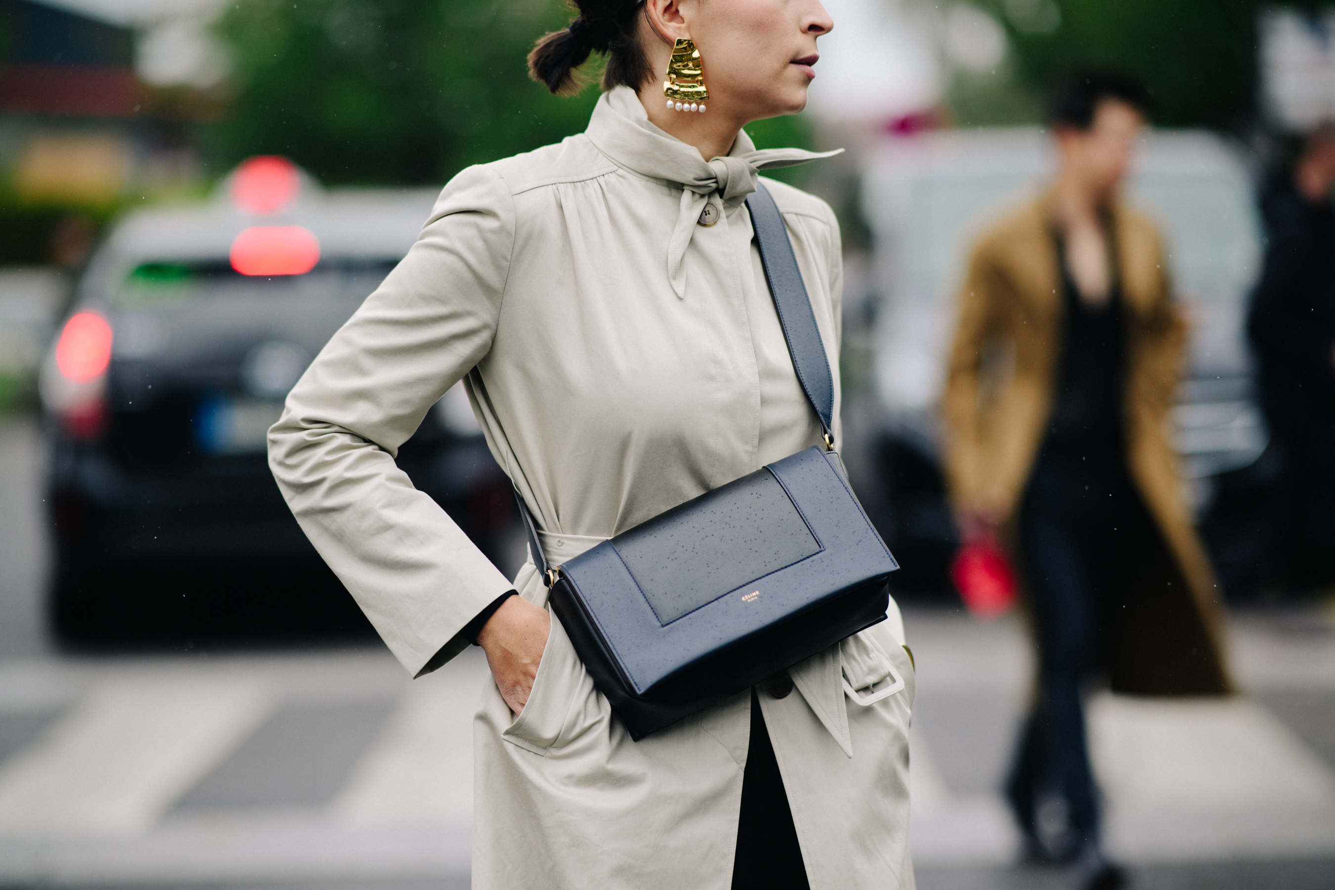 Woman wearing Celine bag