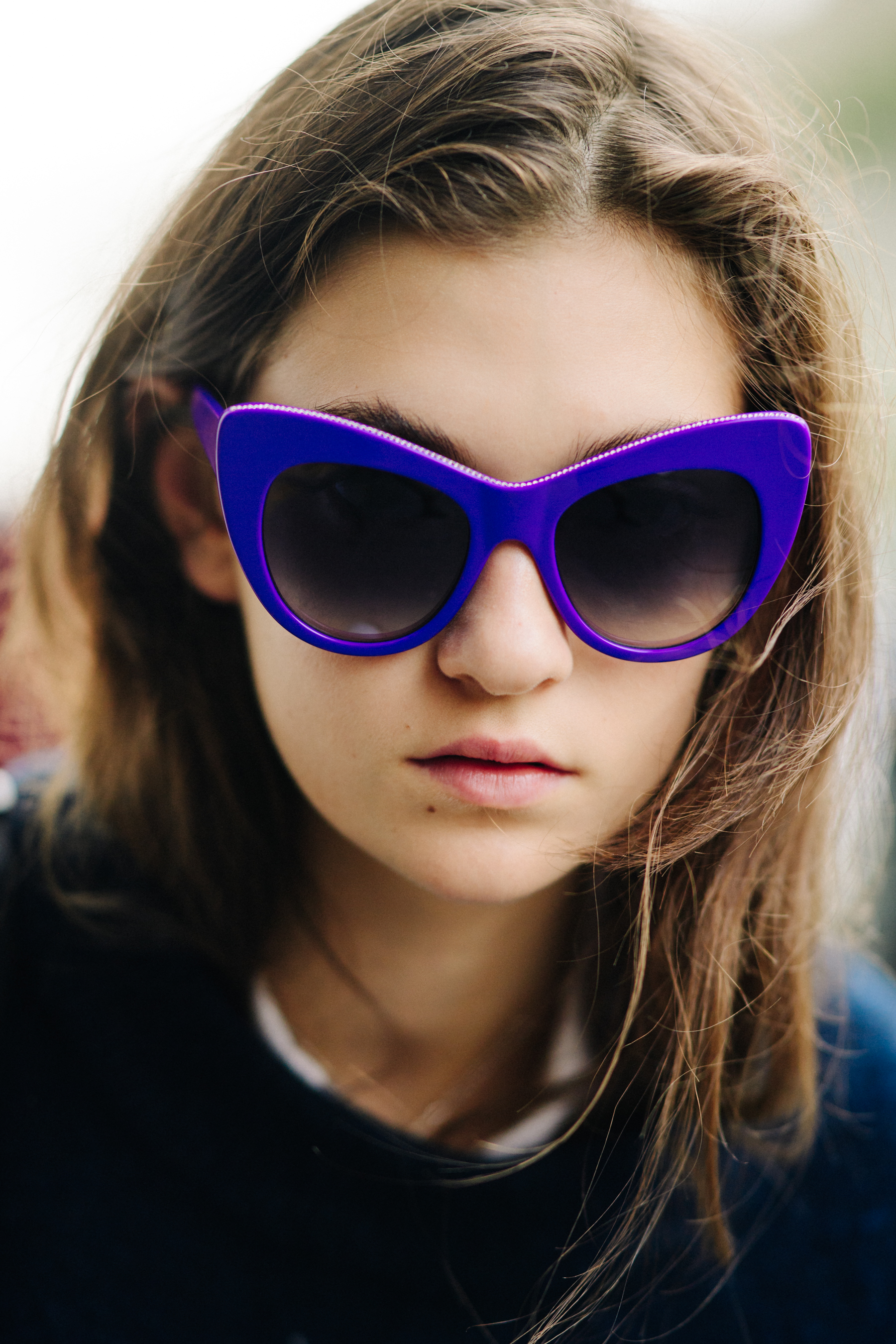 Portrait of a Ukrainian model after a show