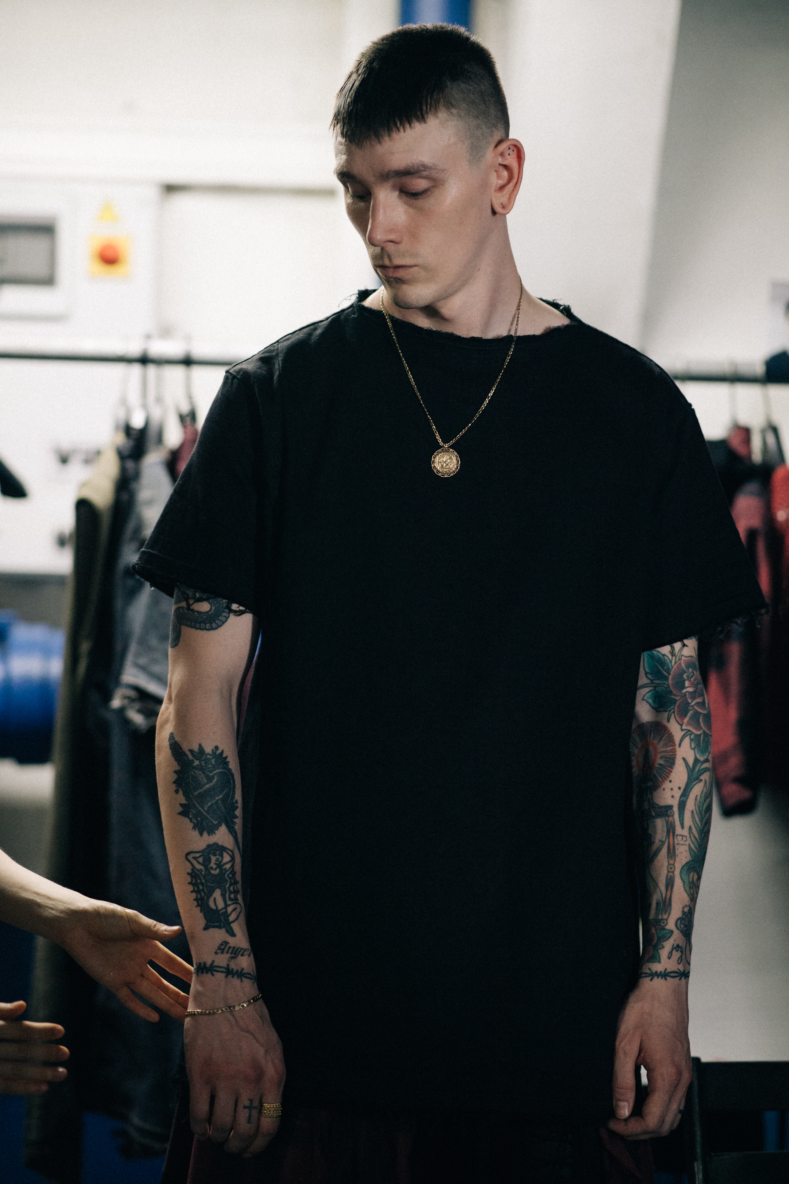 David Metcalfe in first looks prep