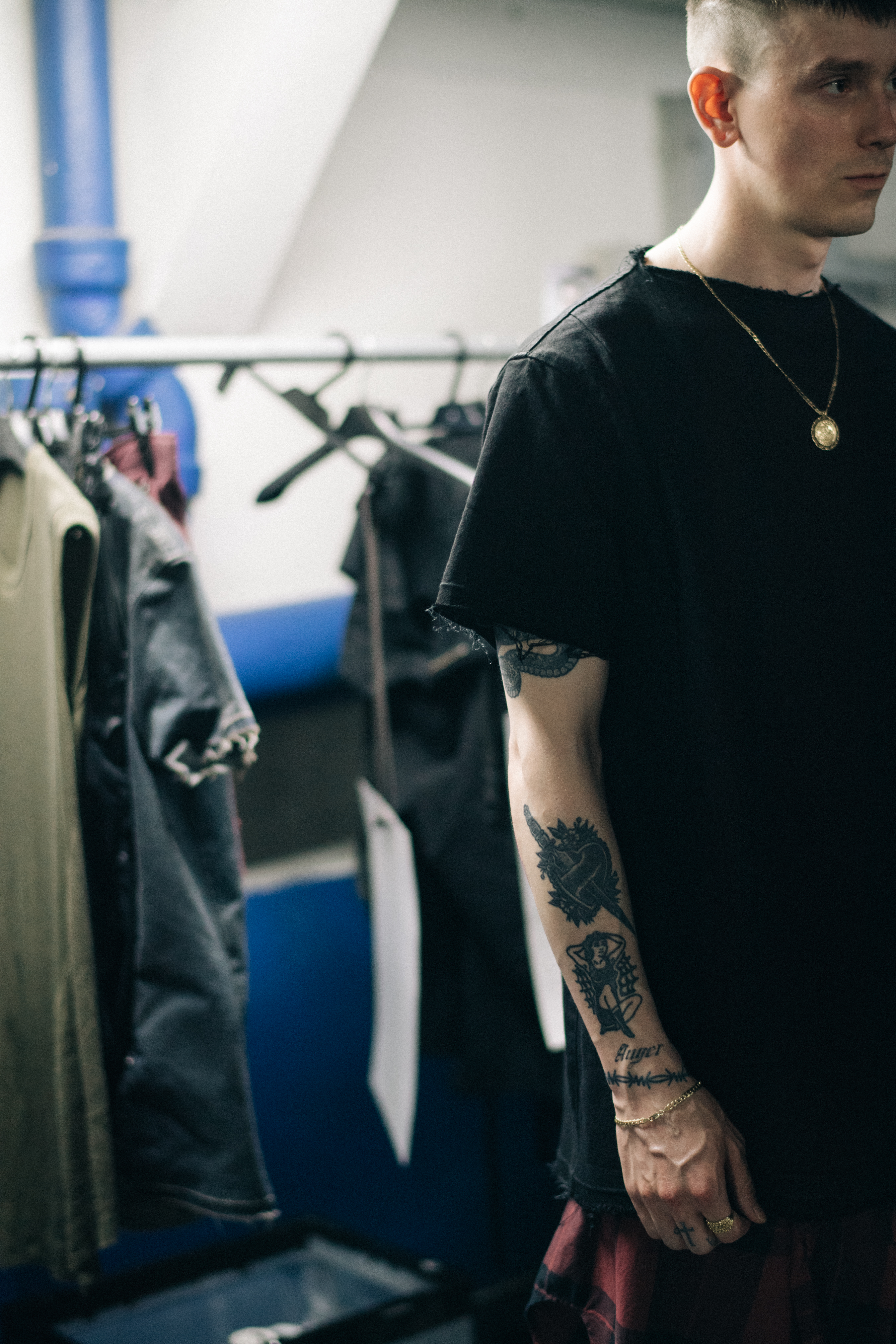 David Metcalfe backstage
