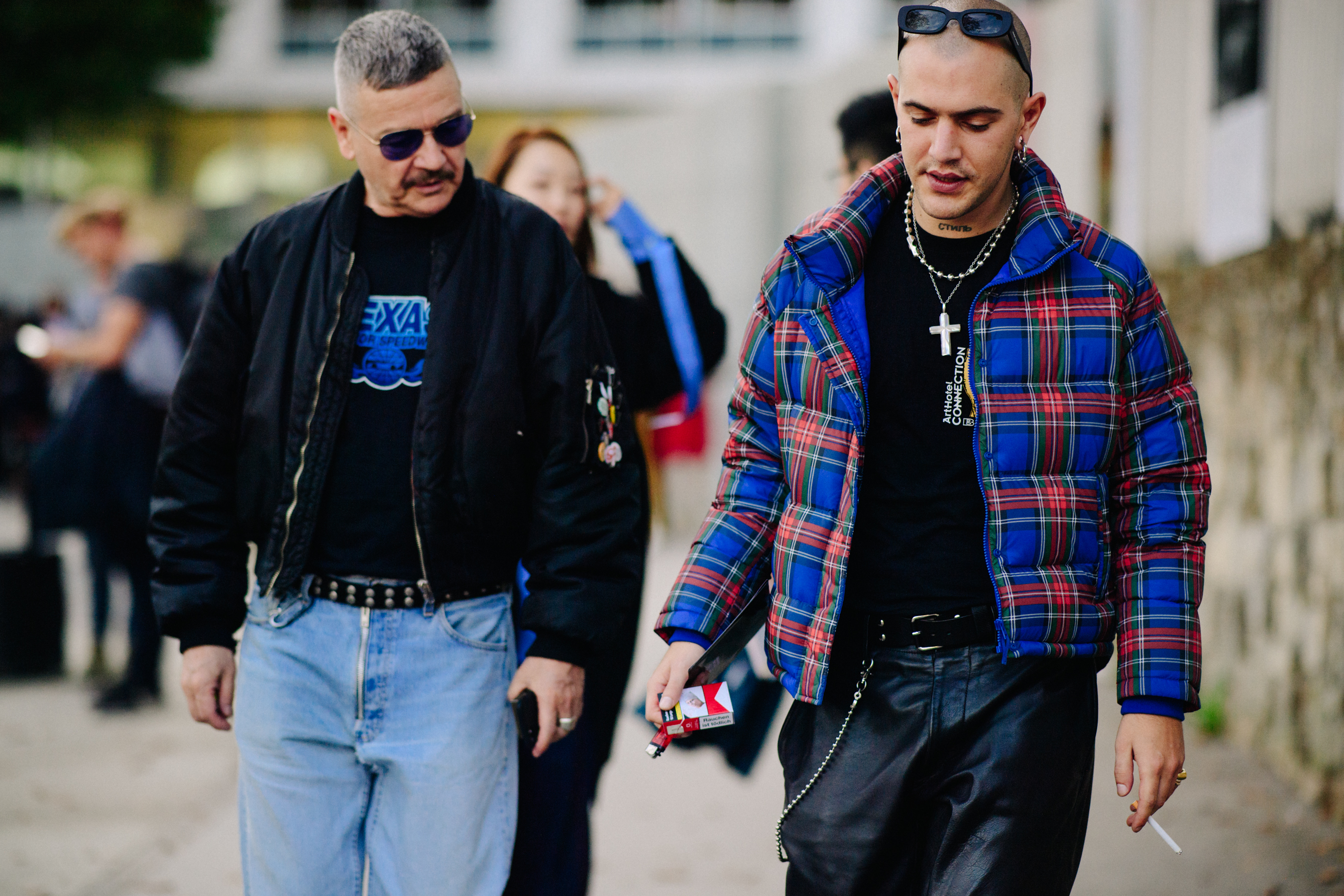 032c editor wearing puffer coat