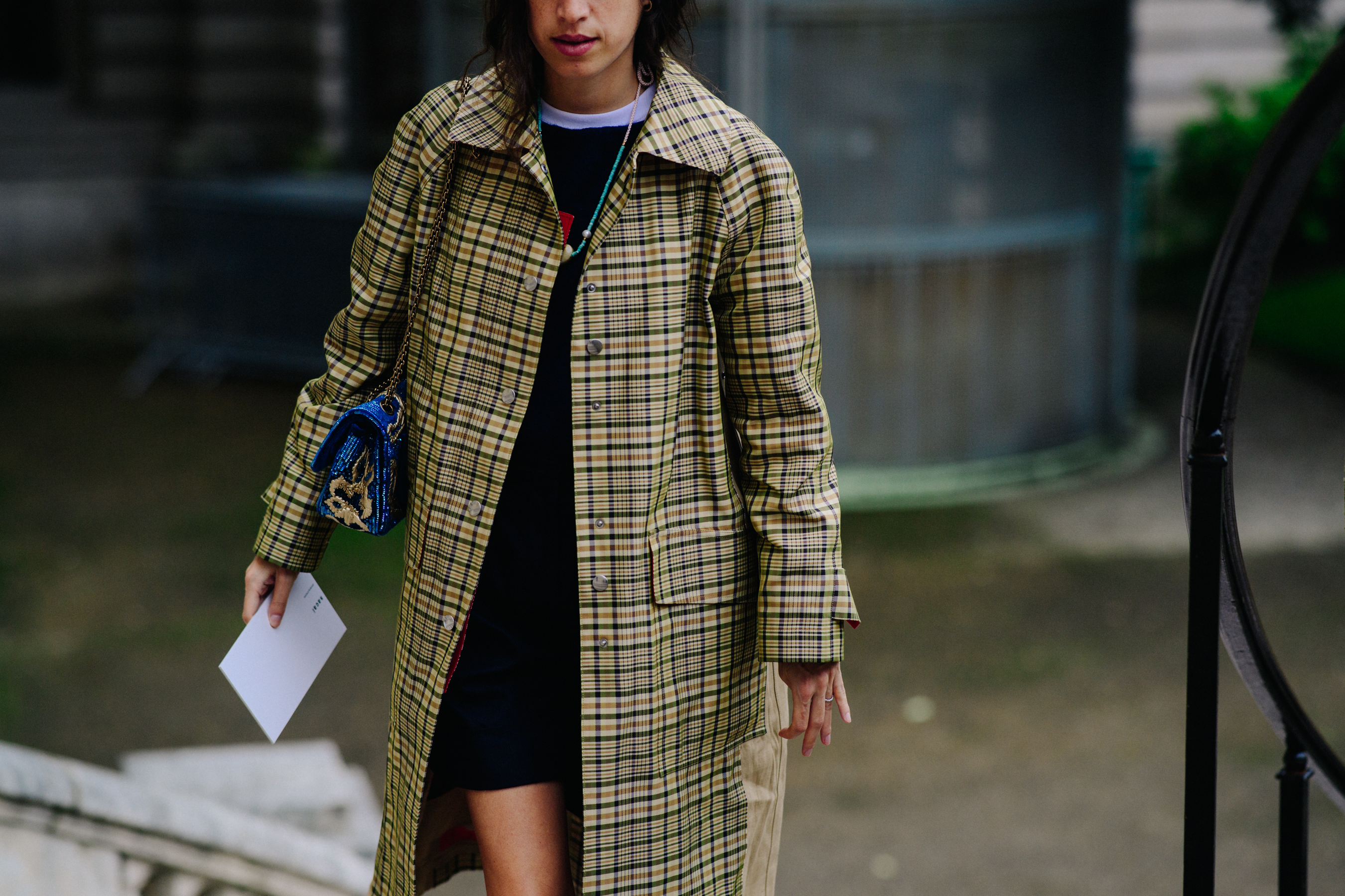 Woman wearing coat
