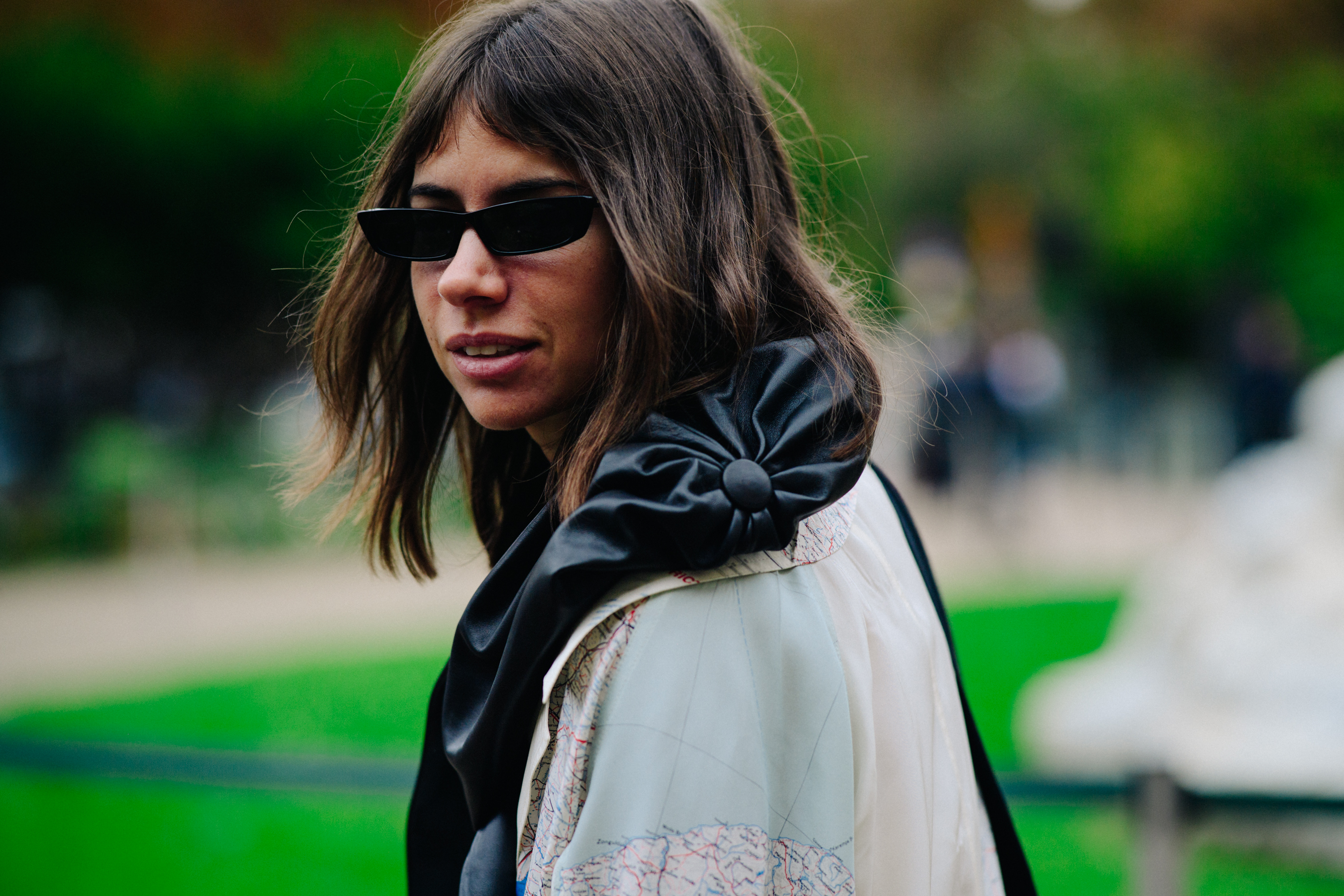 Russian buyer wearing Celine coat