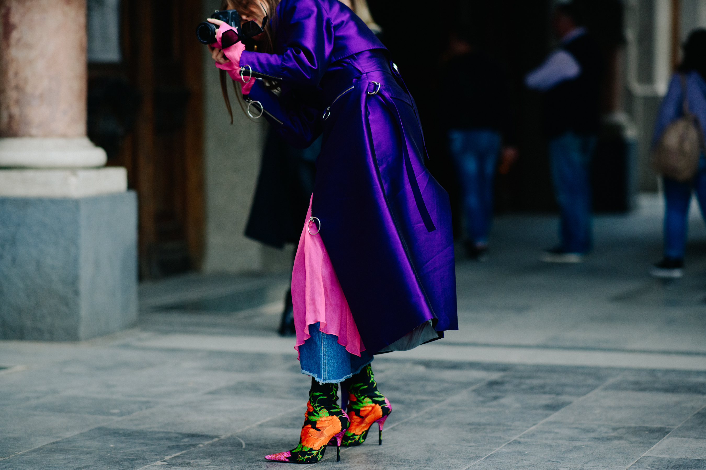 Norwegian blogger taking photo