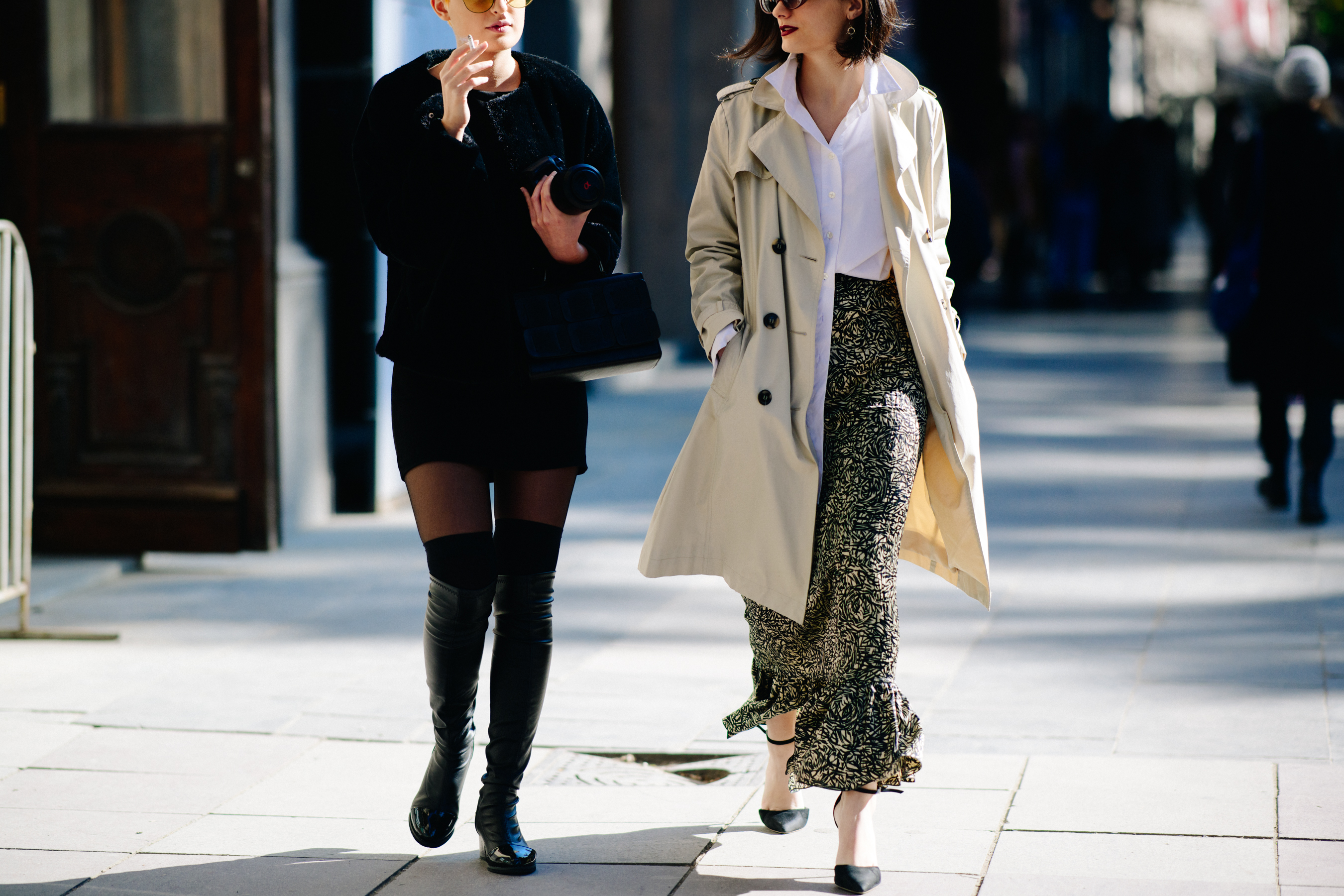 Two women wearing sunglasses