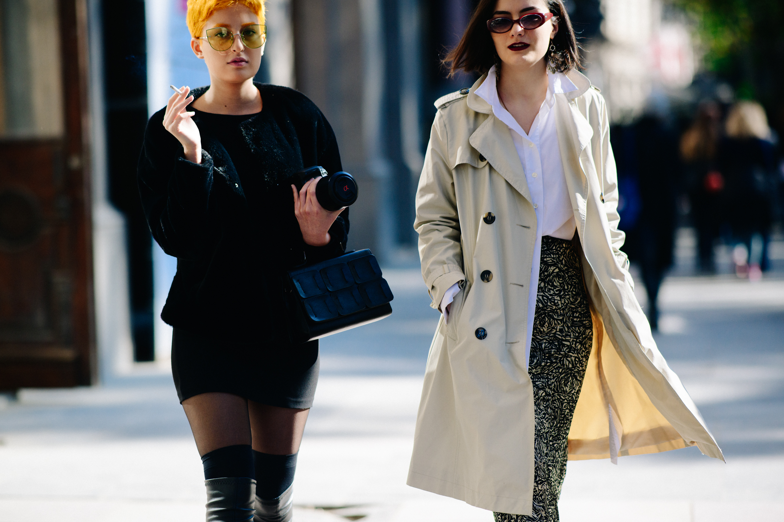 Two women wearing sunglasses