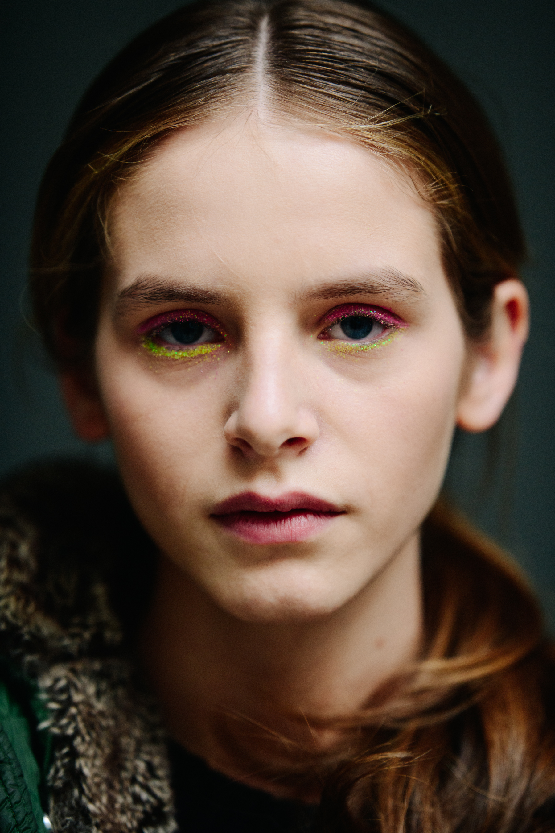 Portrait of Georgian model with eye makeup