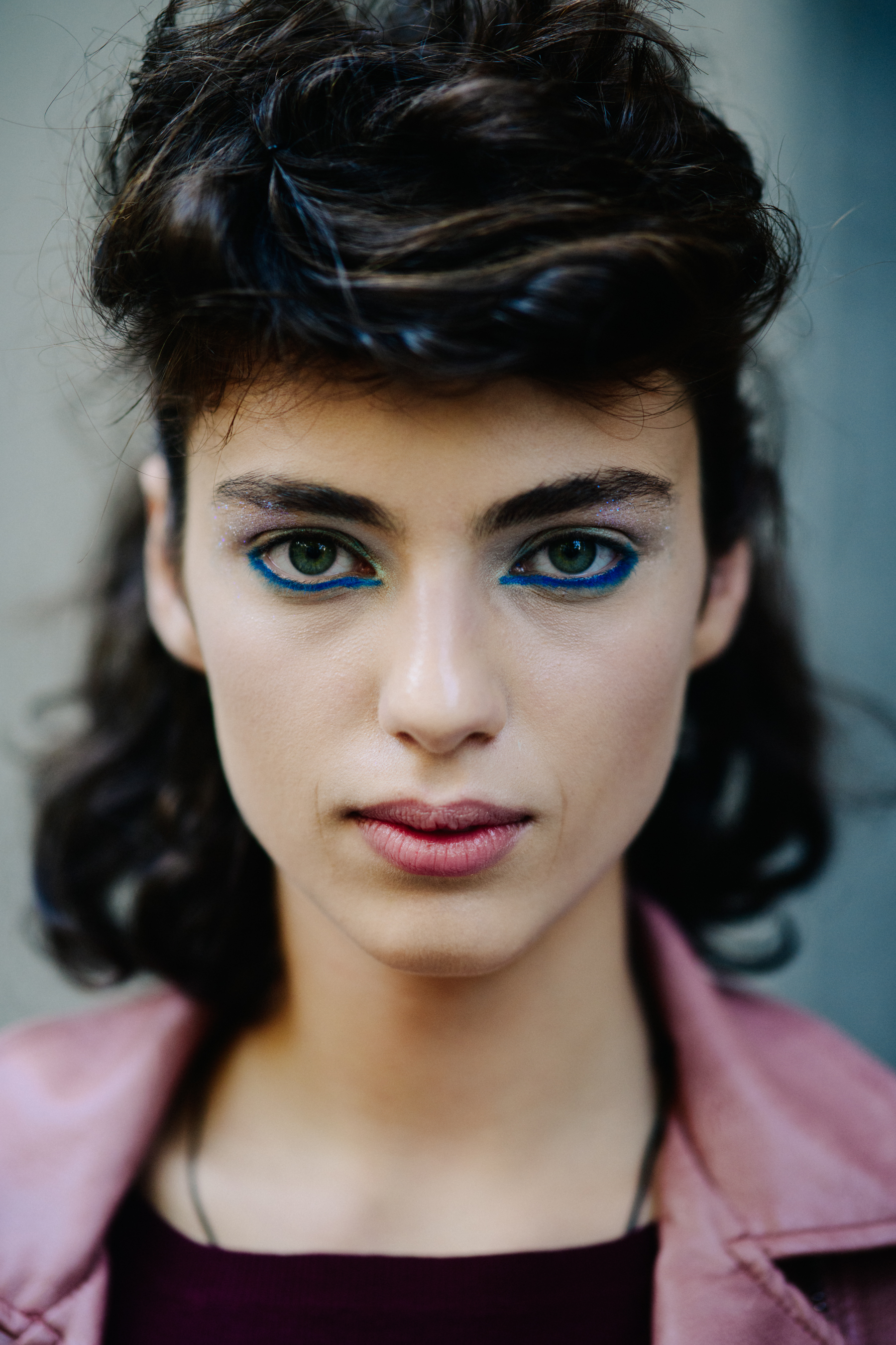 Portrait of Georgian model on the street