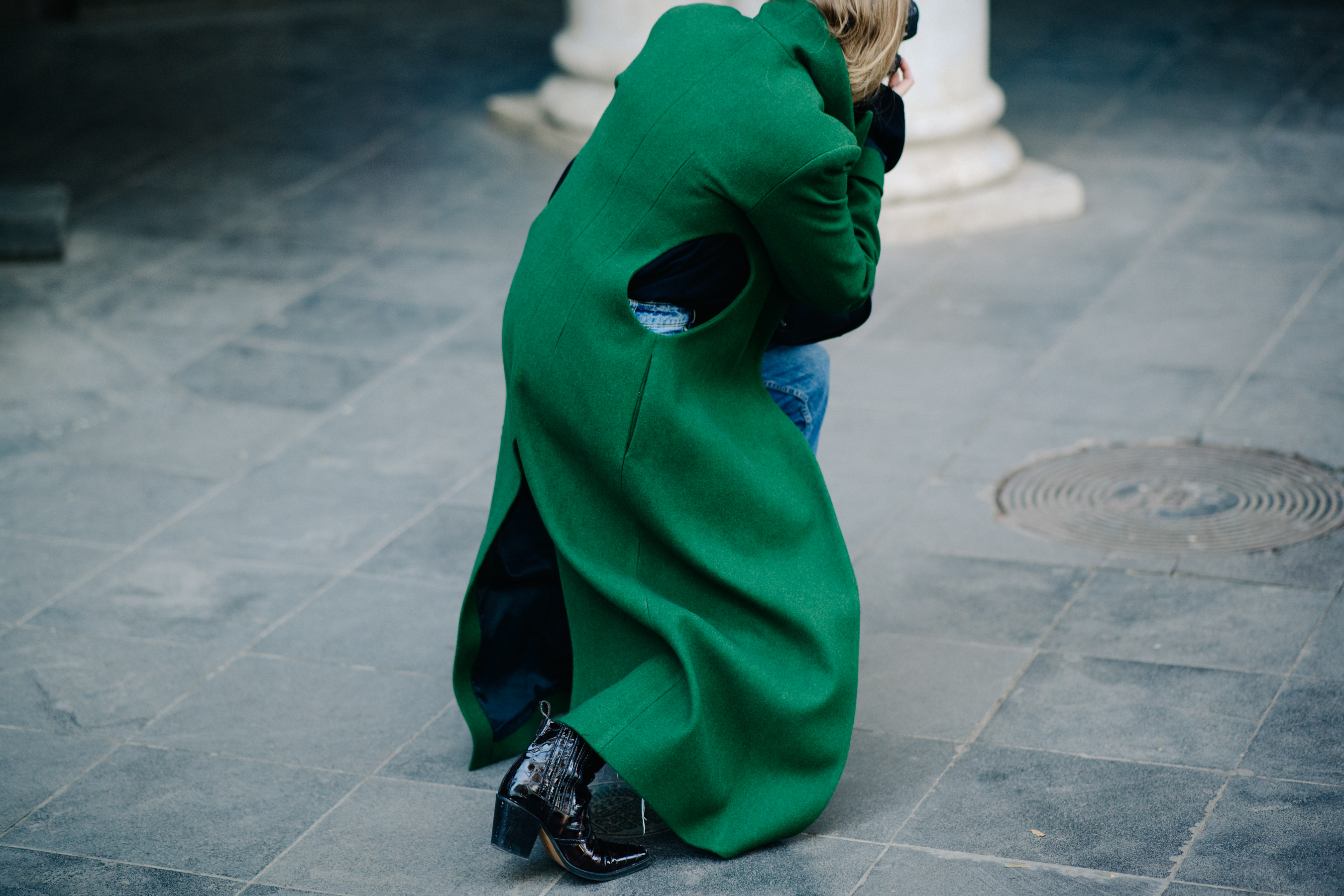 Norwegian blogger taking photo