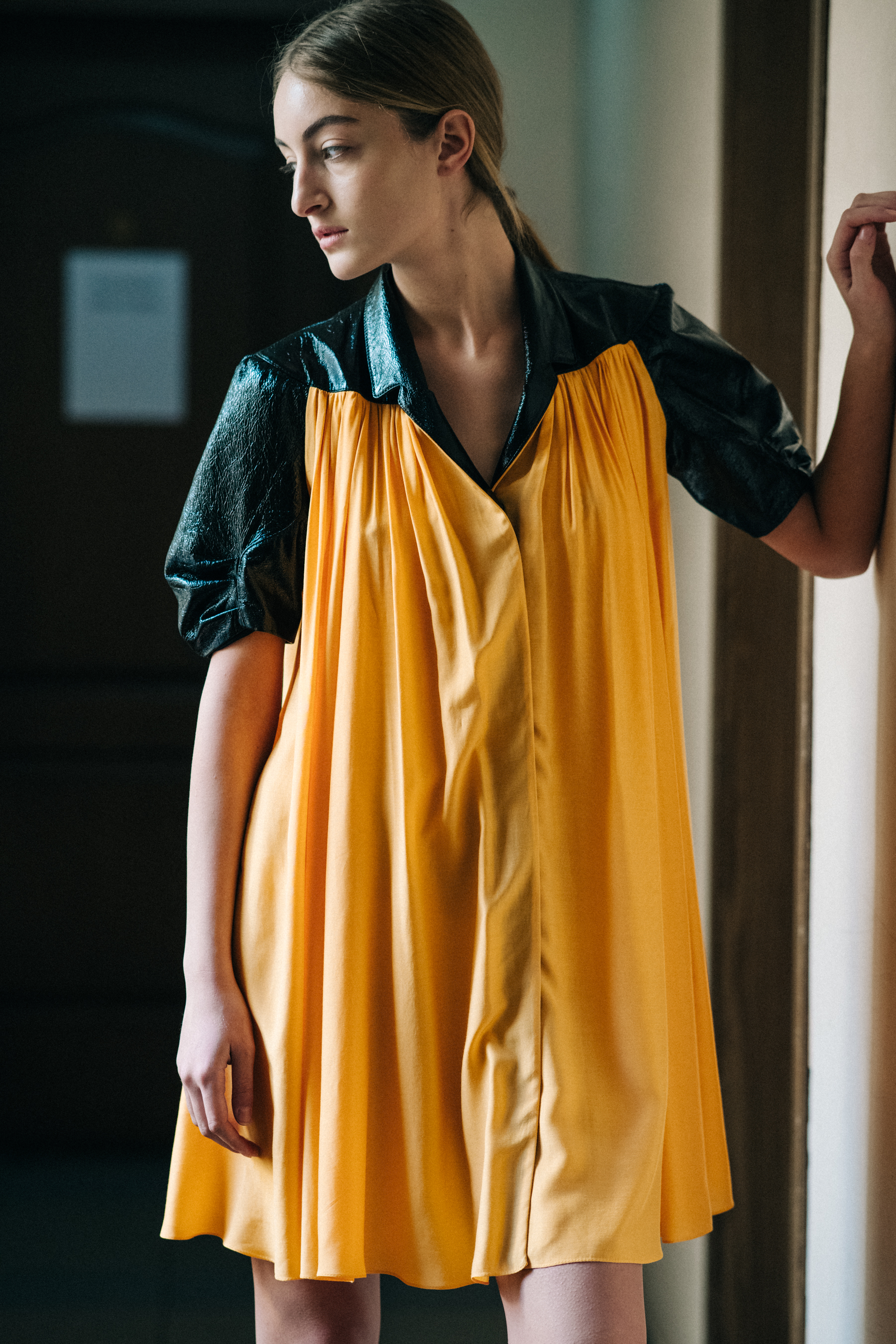 Georgian model Salome Turdziladze before the show