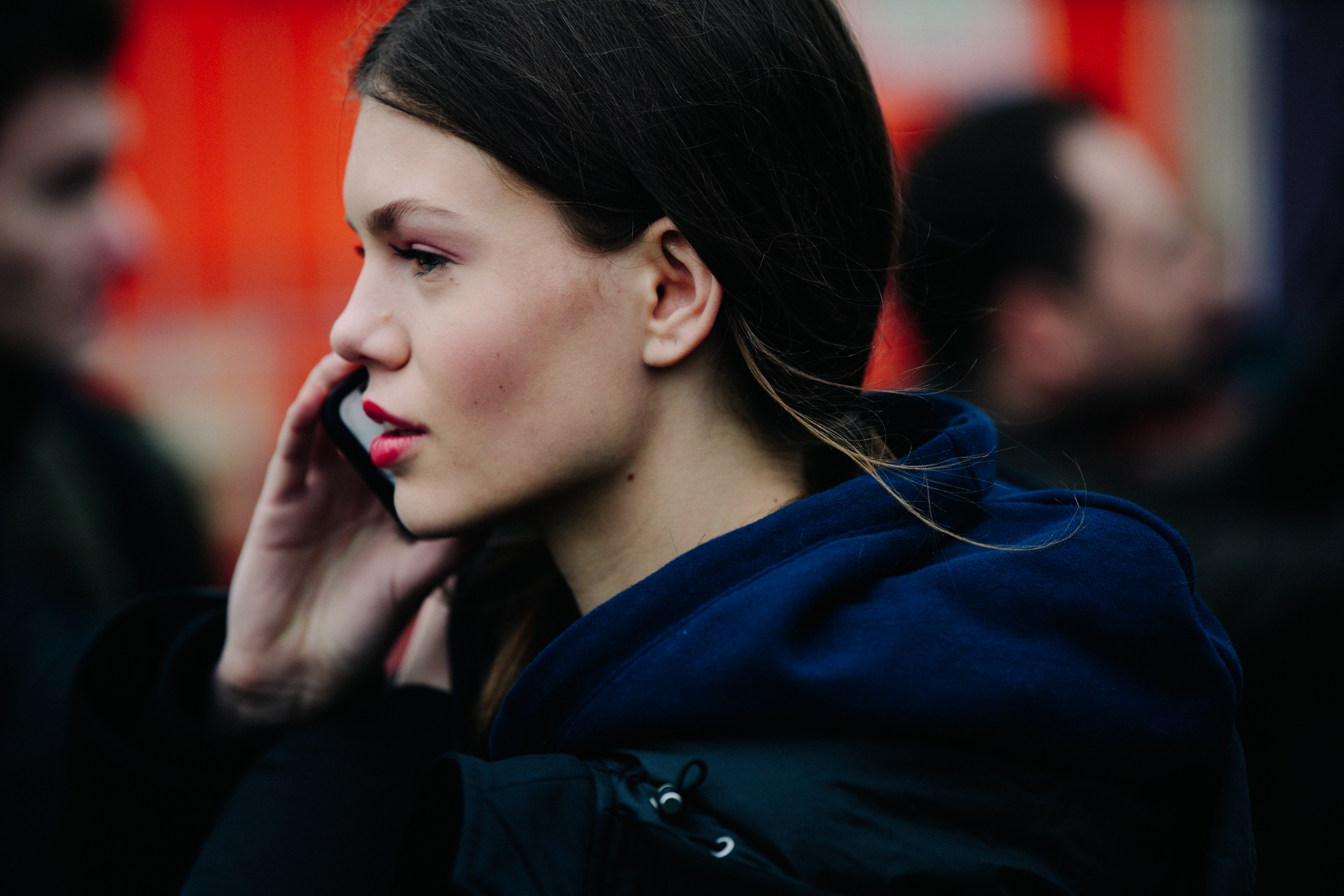 Model after Chanel show