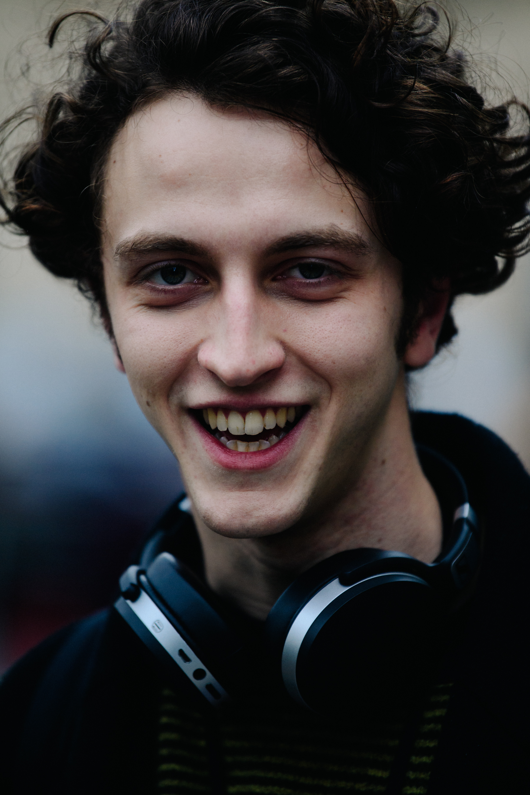 Portrait of smiling model