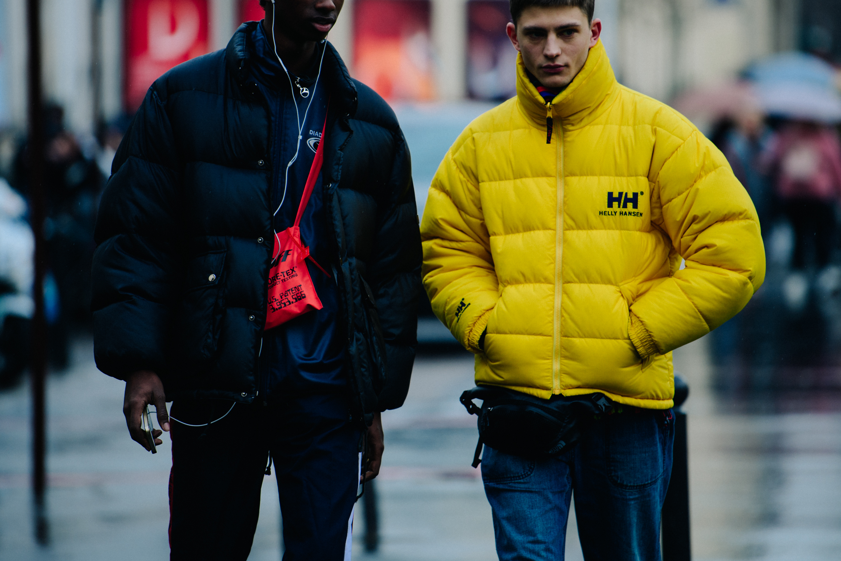 Lucas Berny with friend after Lanvin