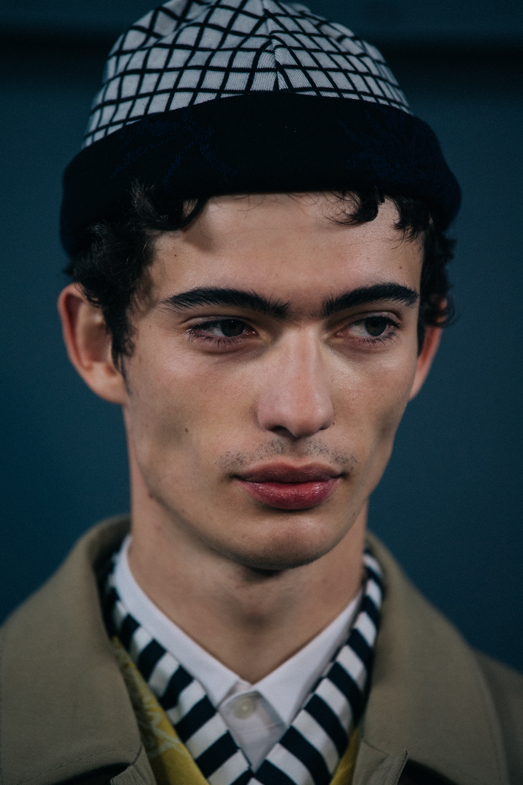 Portrait of Piero Méndez backstage