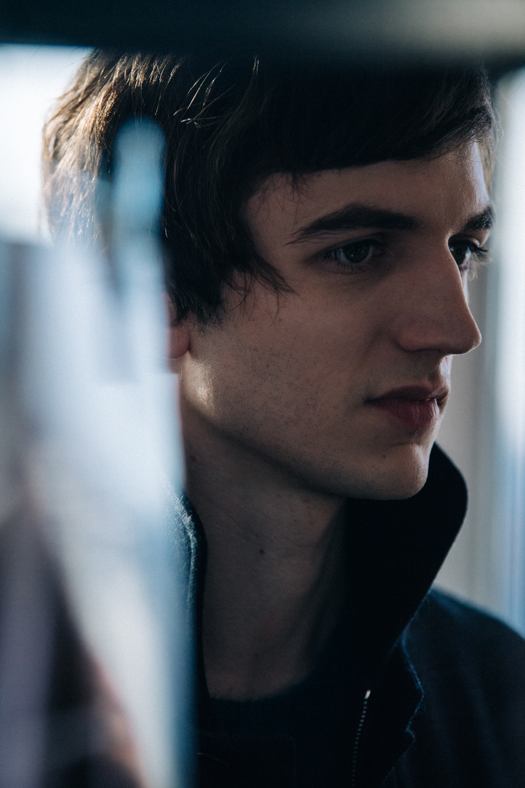 Model backstage at Lemaire