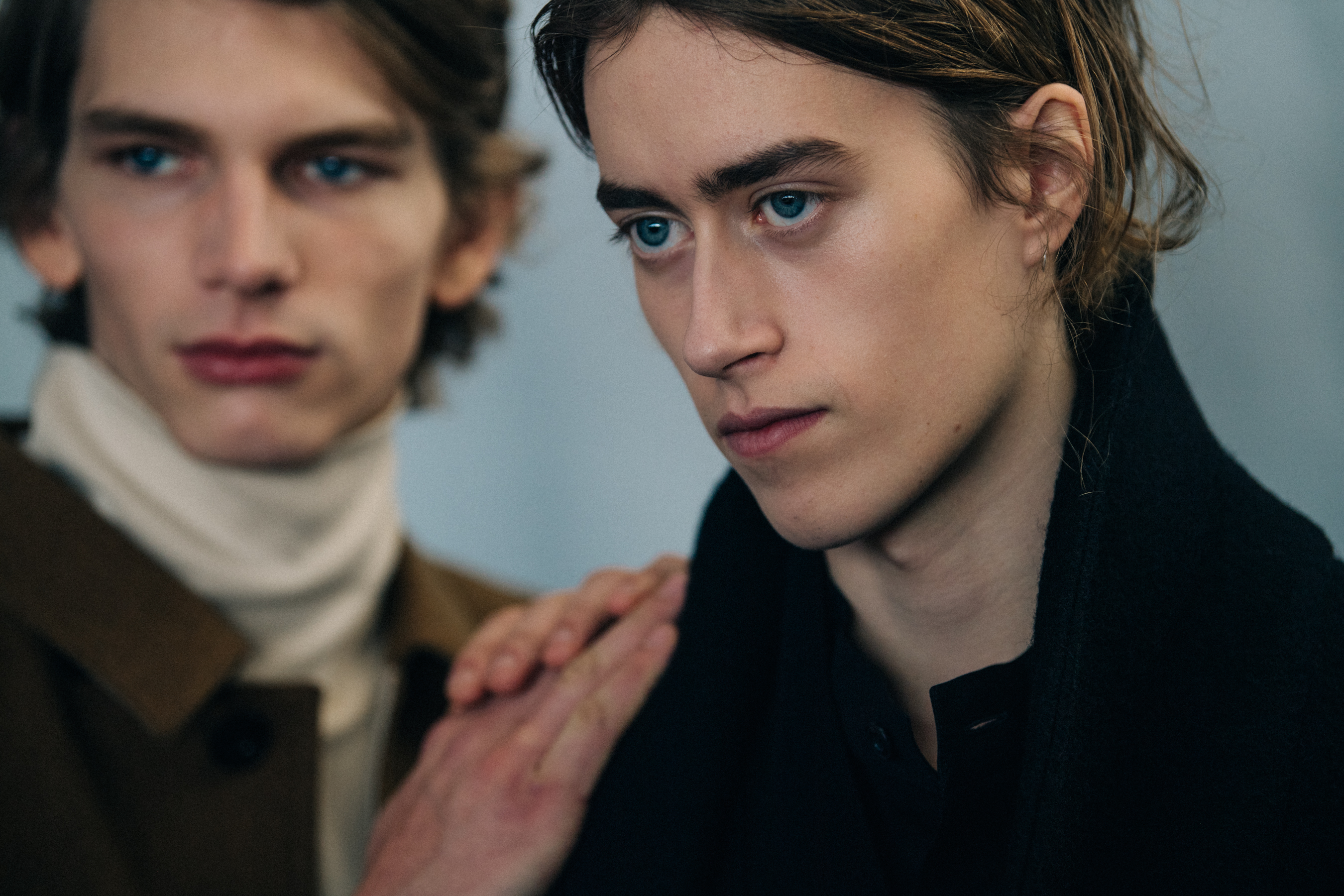Erik van Gils backstage at Lemaire