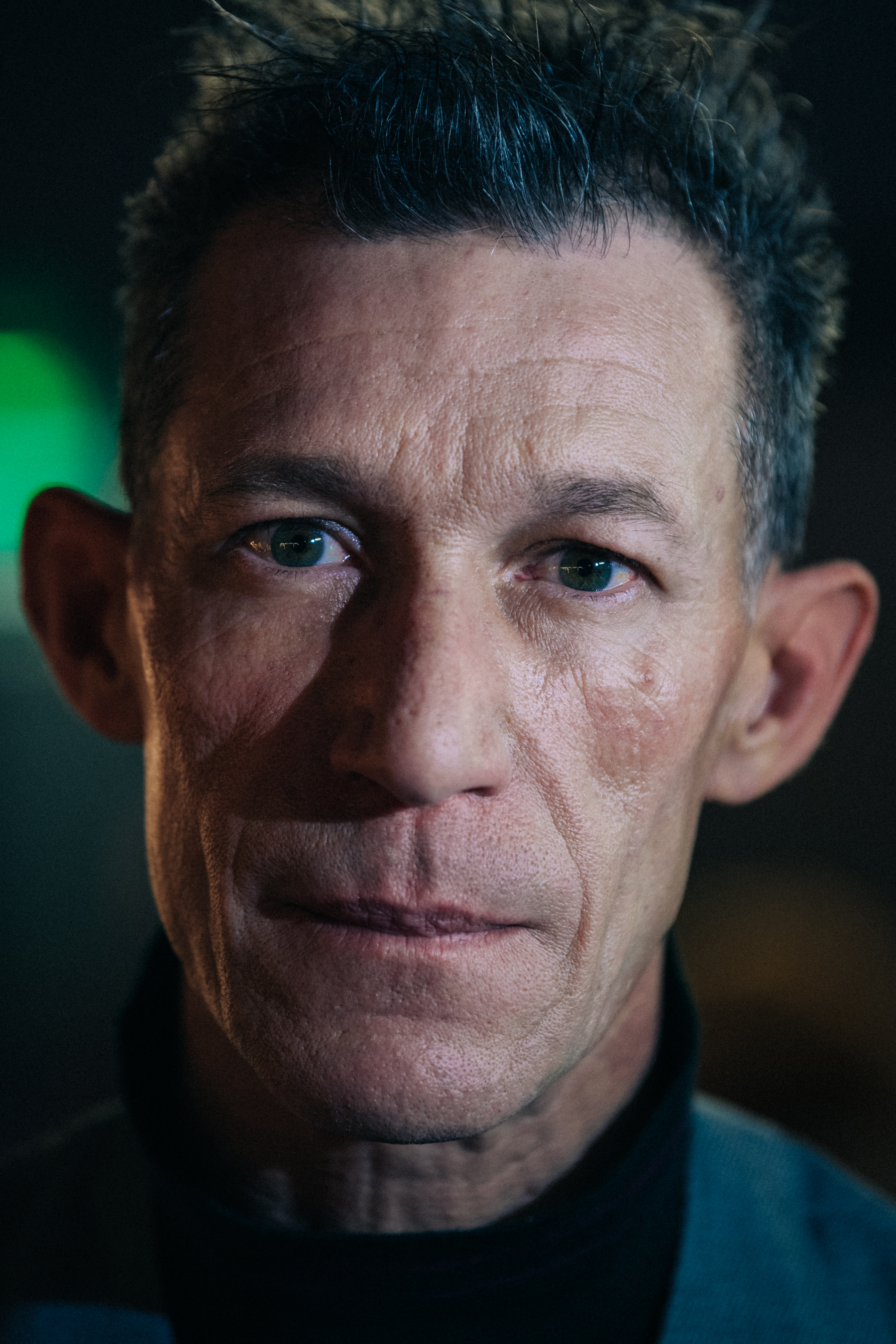 Portrait of older male model