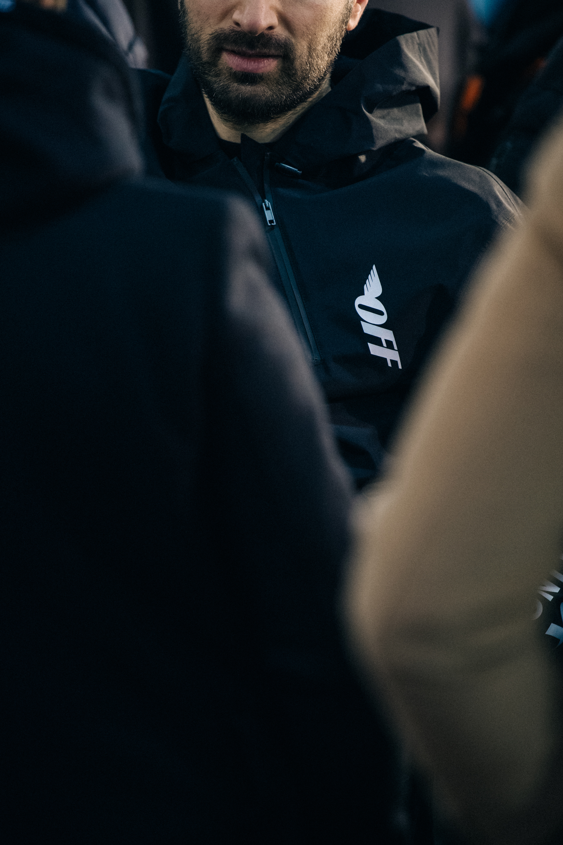Arthur Kar wearing Gore-tex jacket