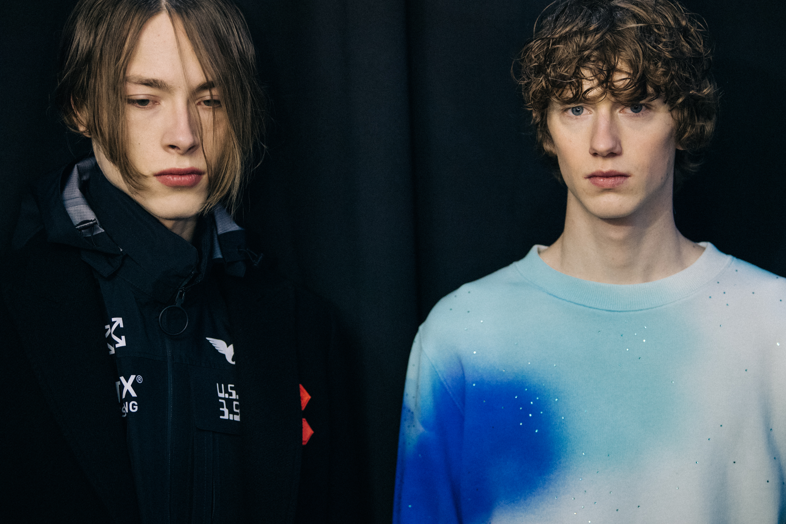 Models wearing Off-White x Gore-tex