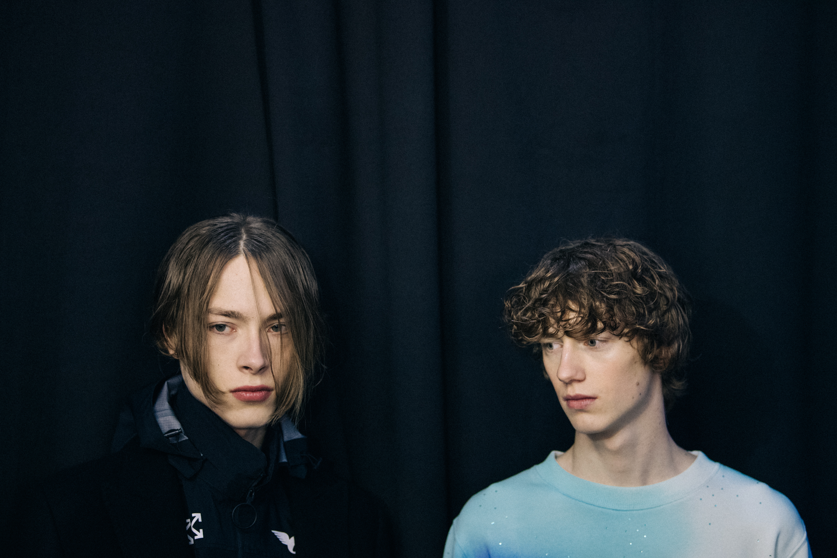 Models wearing Off-White x Gore-tex