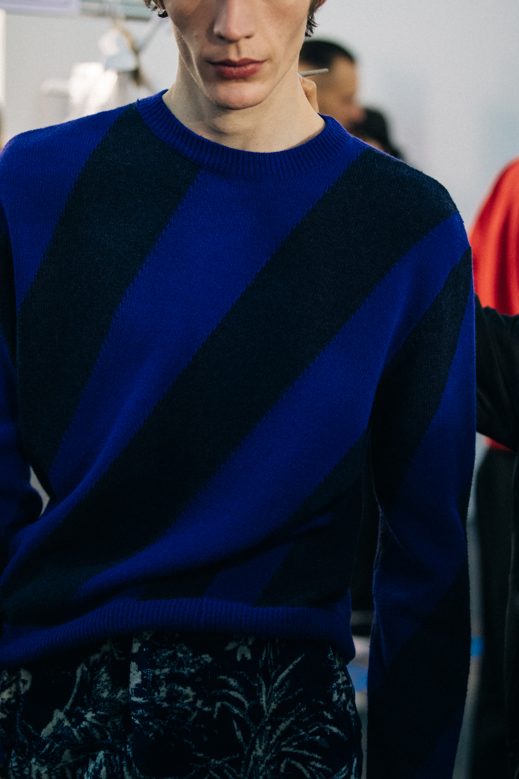 Finnlay Davis backstage