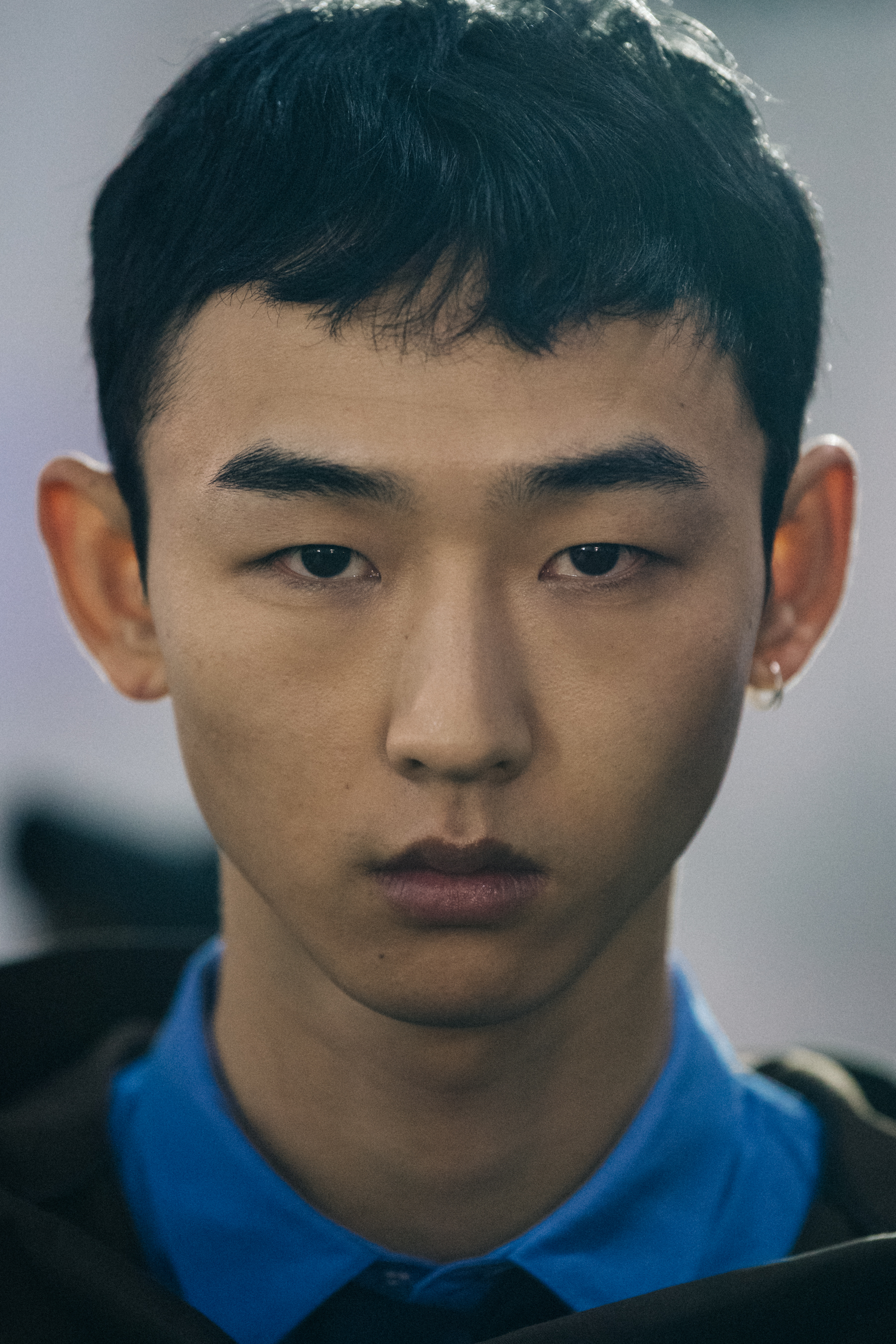 Portrait of Asian model at Off-White