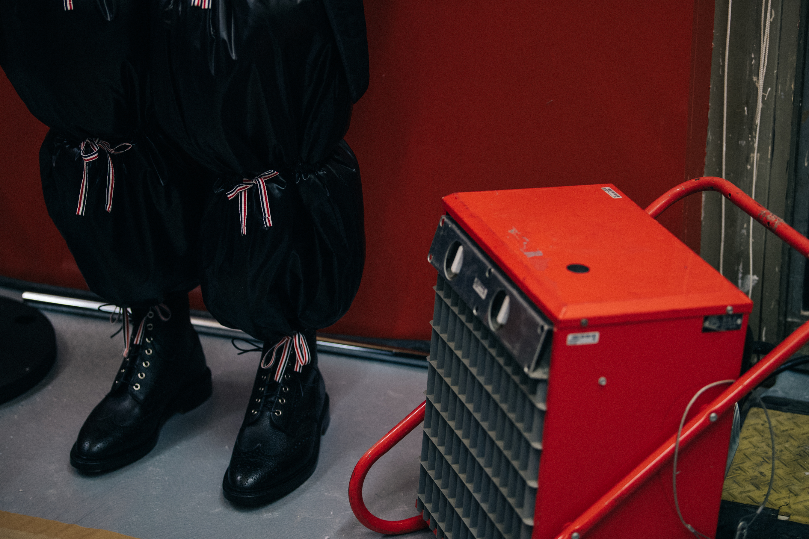 Shoe details at Thom Browne