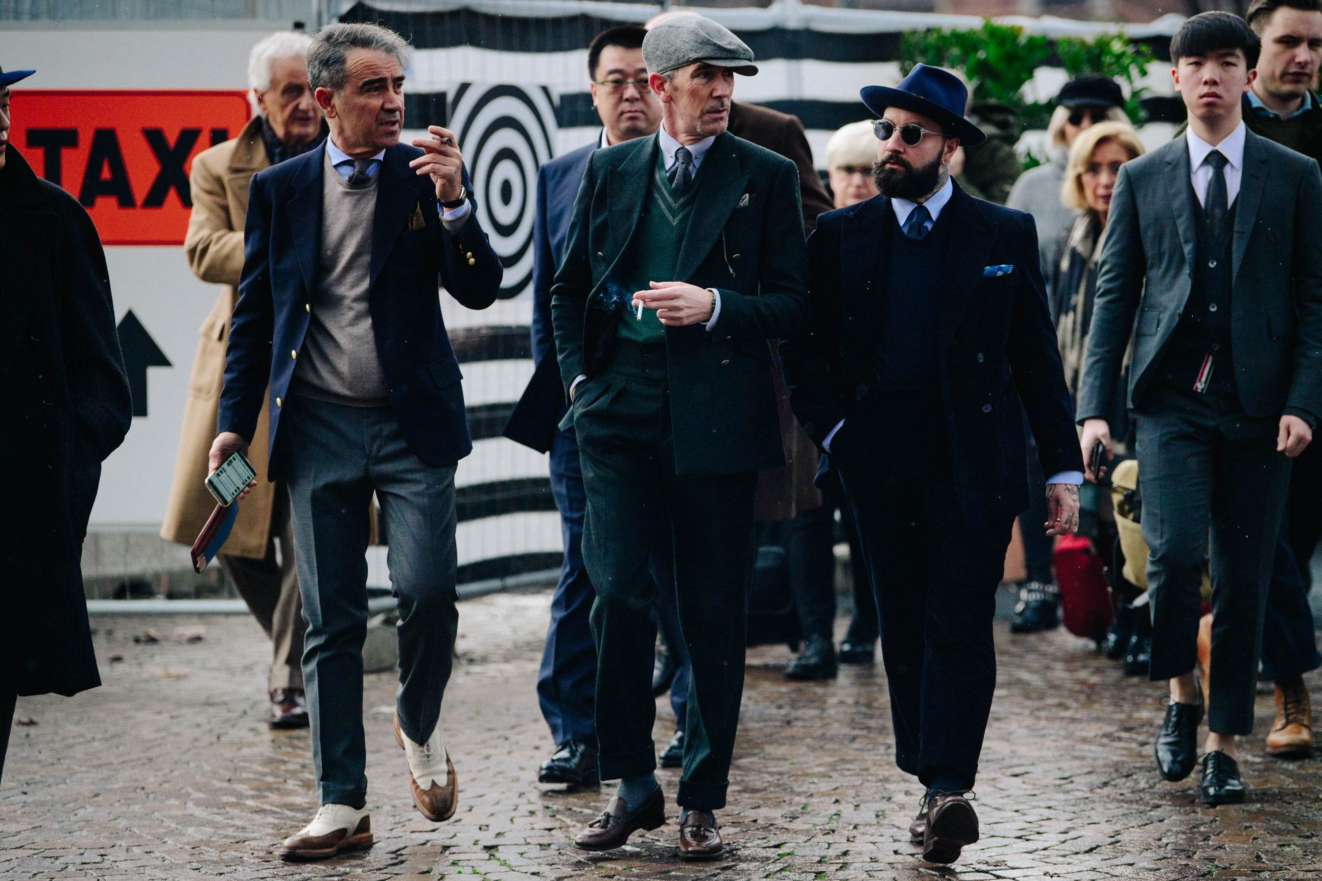 Guillame Bo and friends dressed in suits