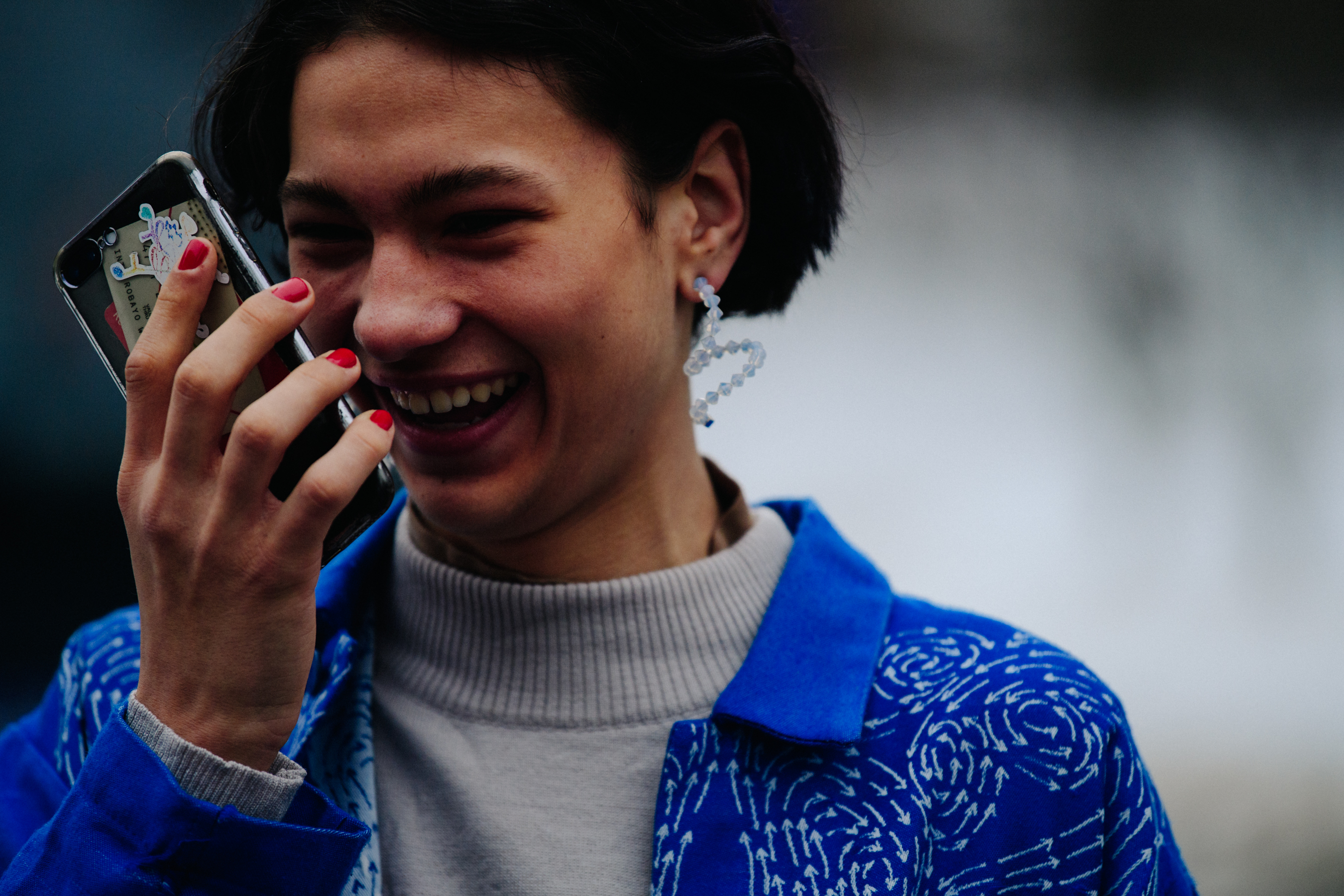 Norwegian man wearing blue jacket
