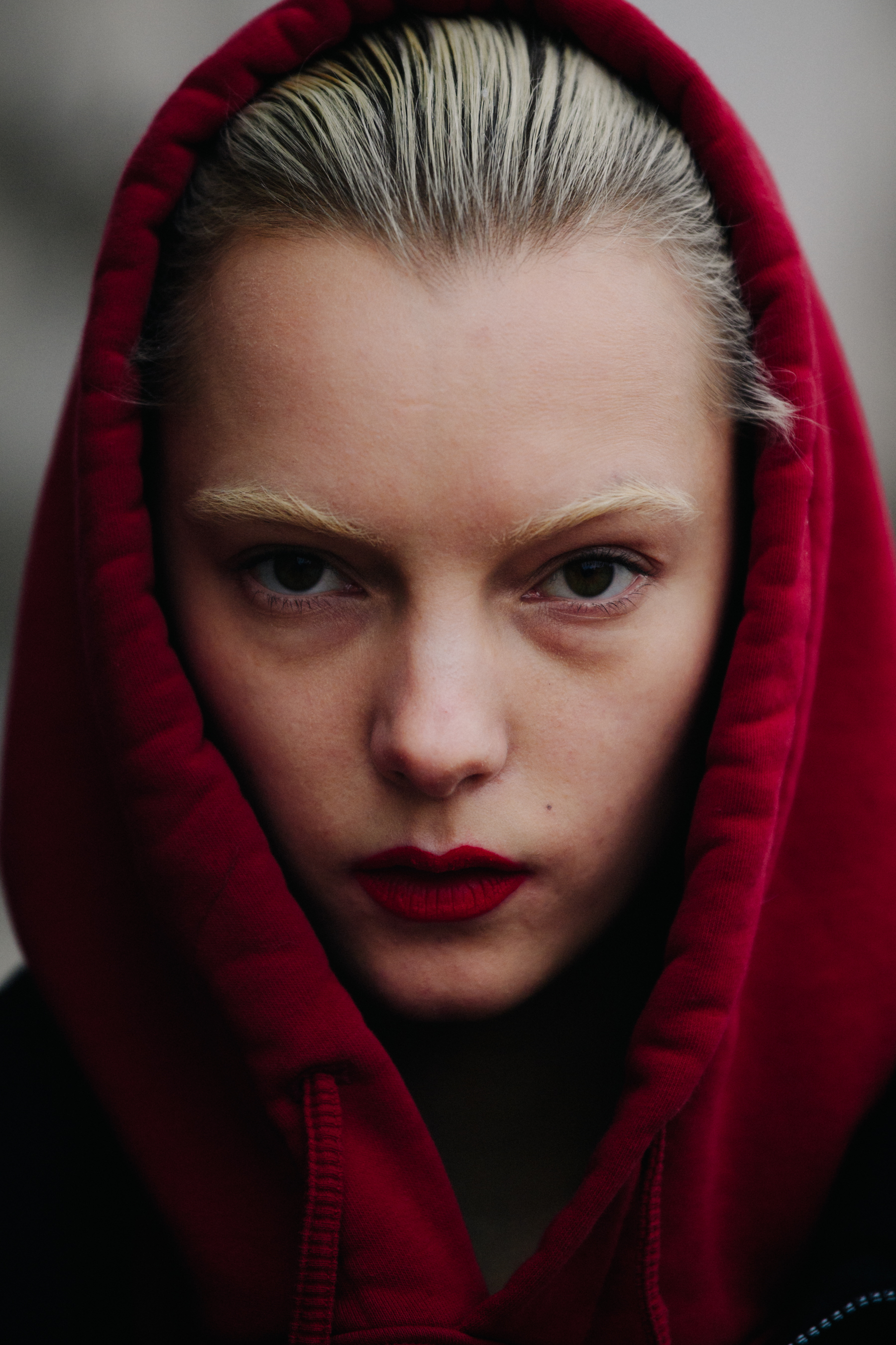 Portrait of Irina Liss wearing red hoodie
