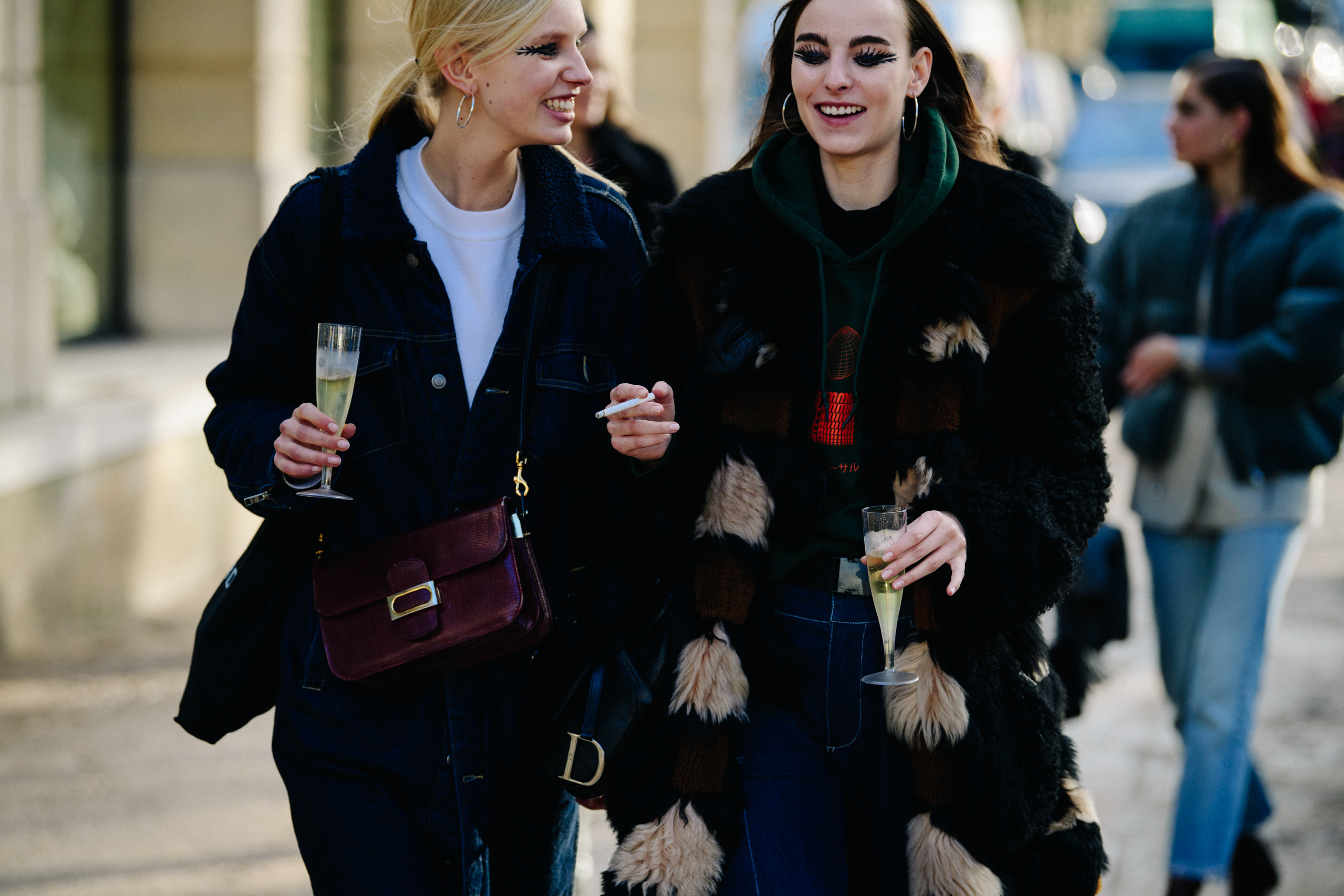 Two Dutch models after Christian Dior
