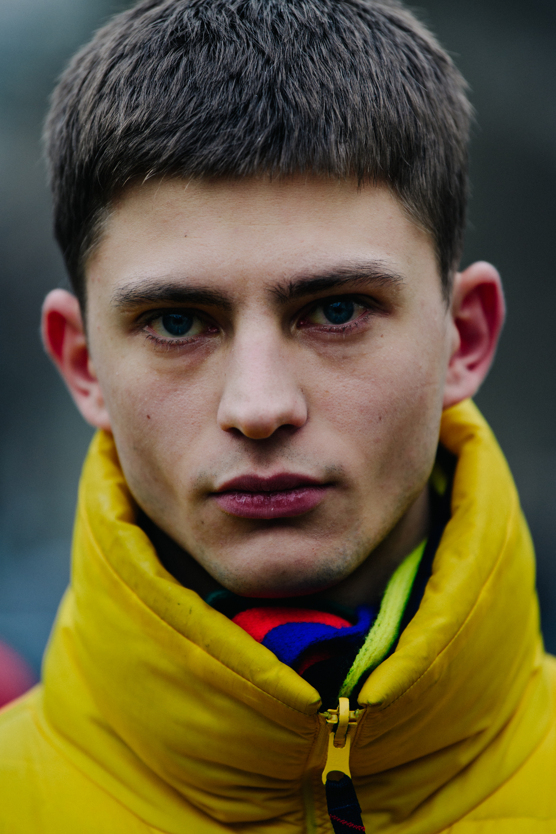 Portrait of Lucas Berny wearing yellow