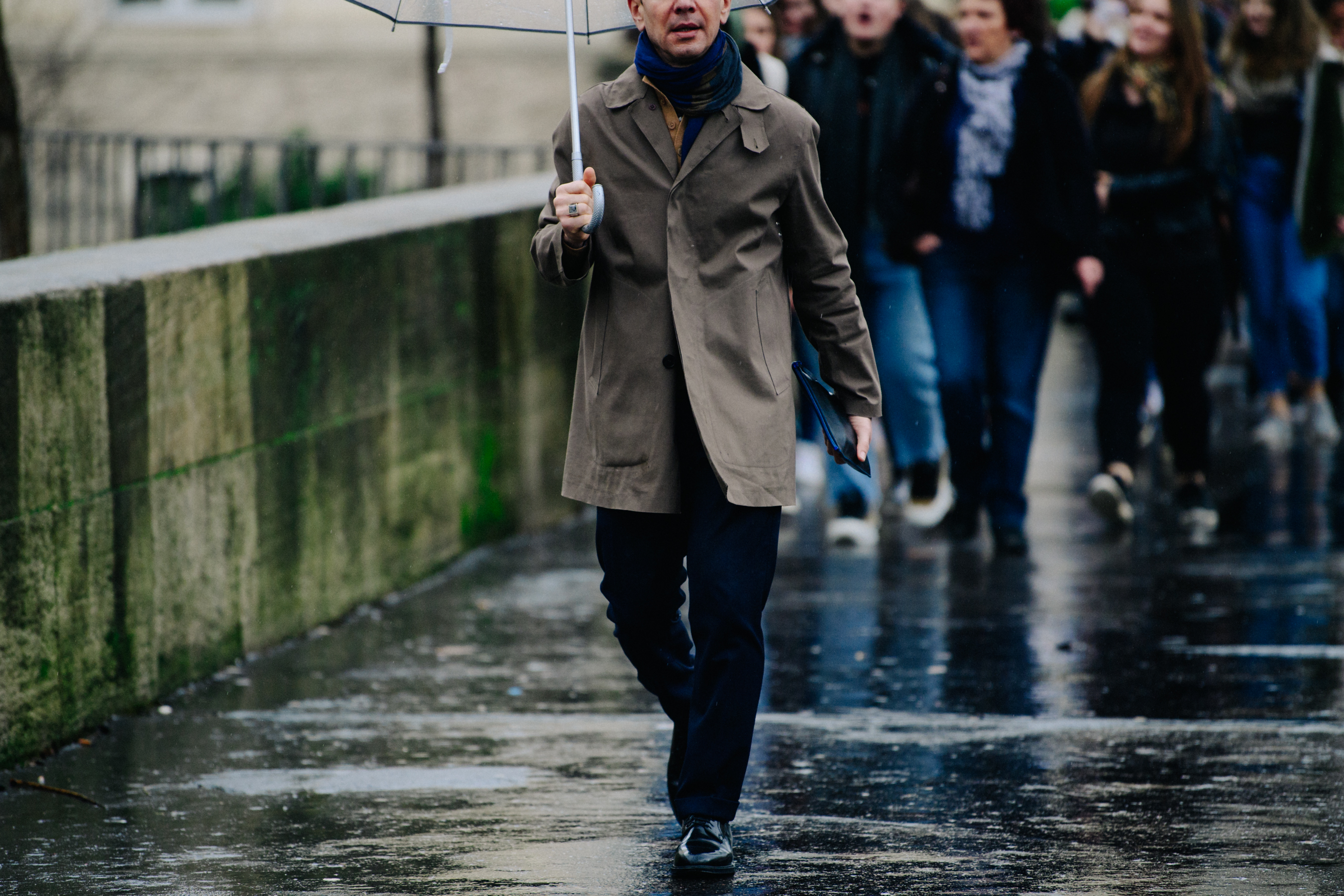 Italian man wearing smart clothing