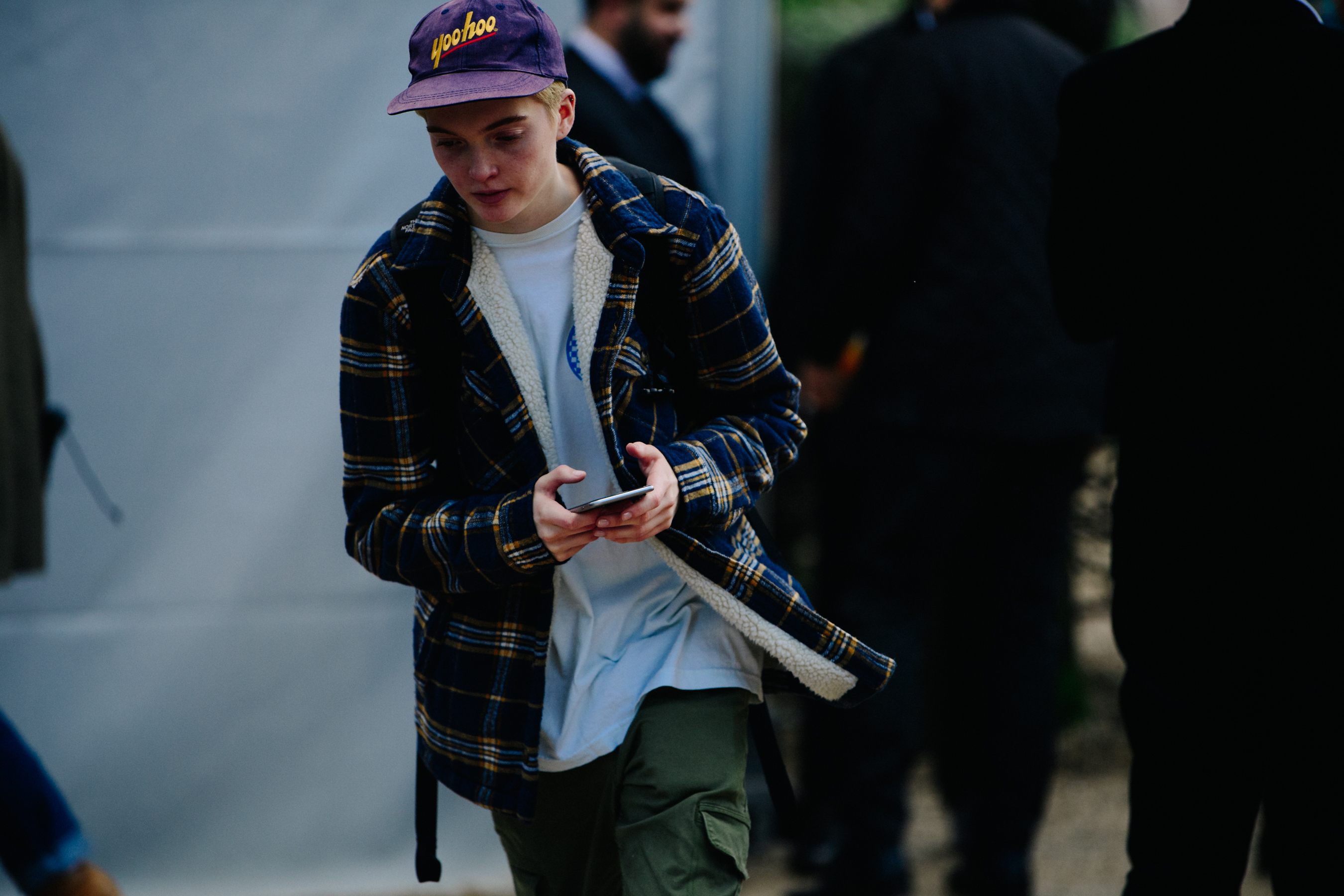 British model wearing skater clothes