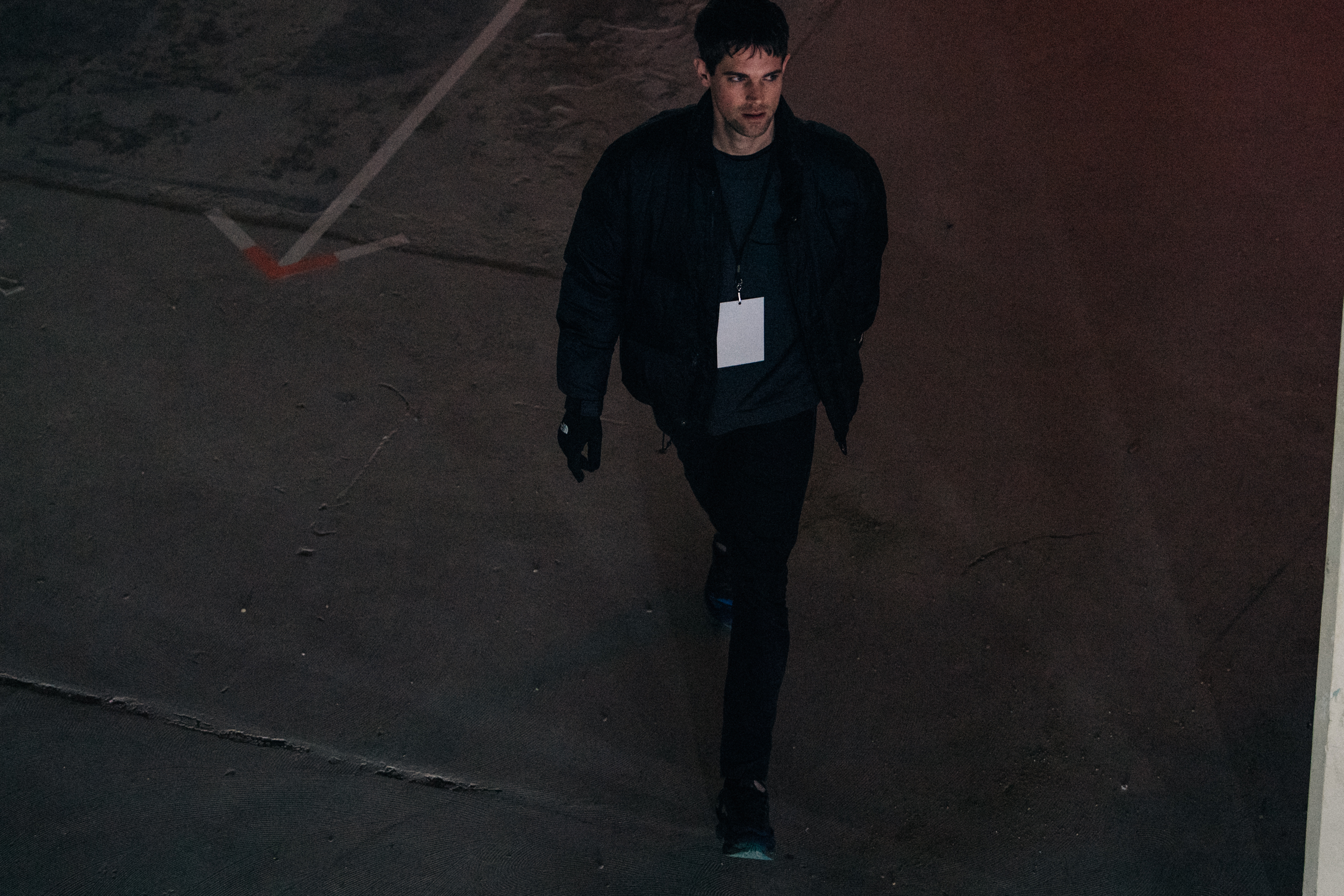 Model rehearsing at Etudes Studio