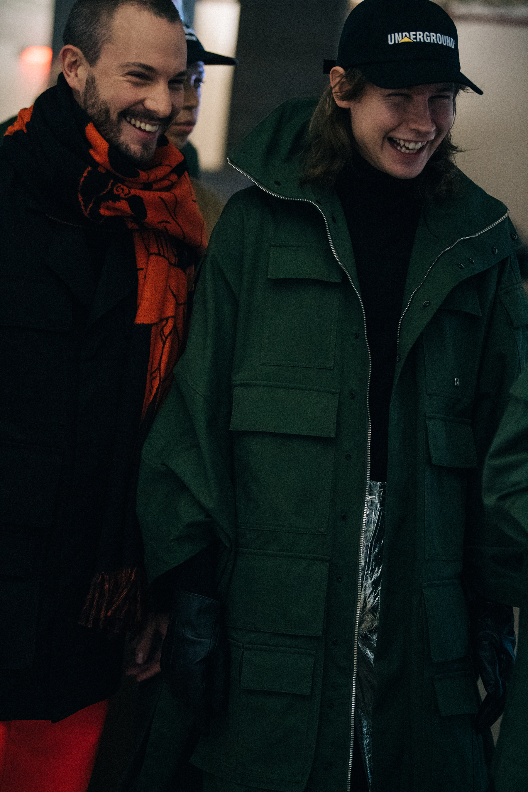 Dan Thawley backstage at Etudes Studio