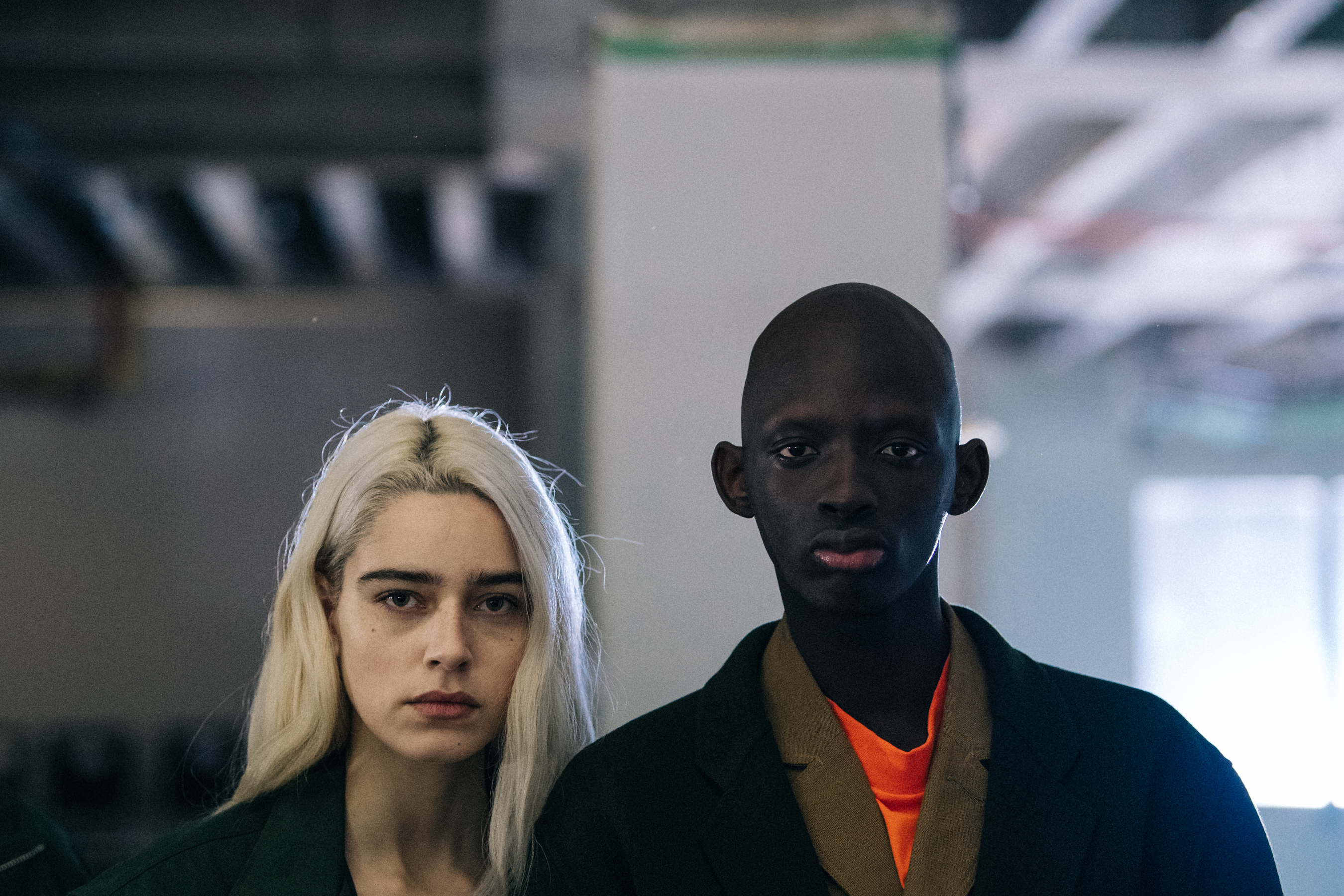 Models in lineup at Etudes Studio