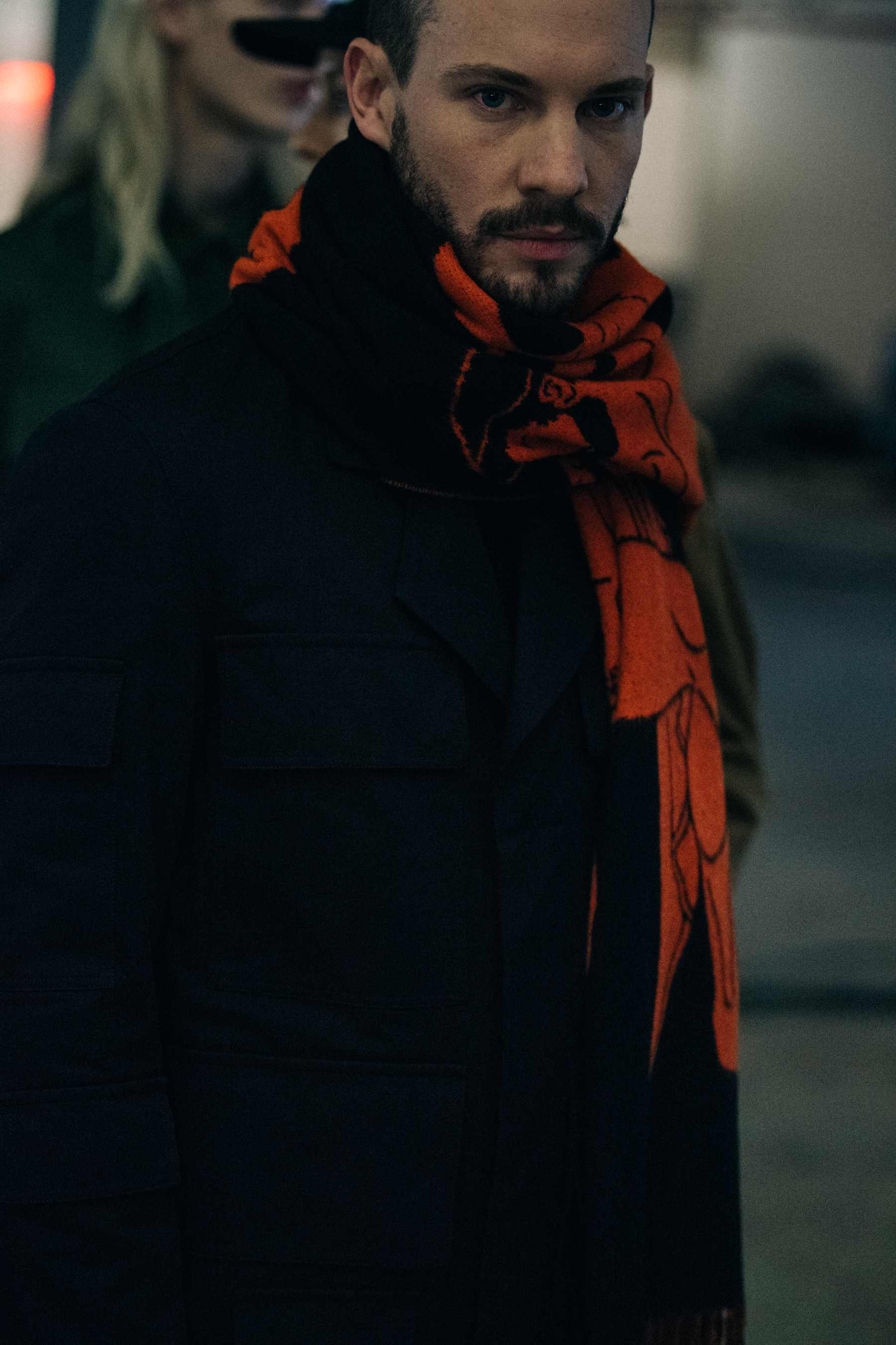 Dan Thawley backstage at Etudes Studio