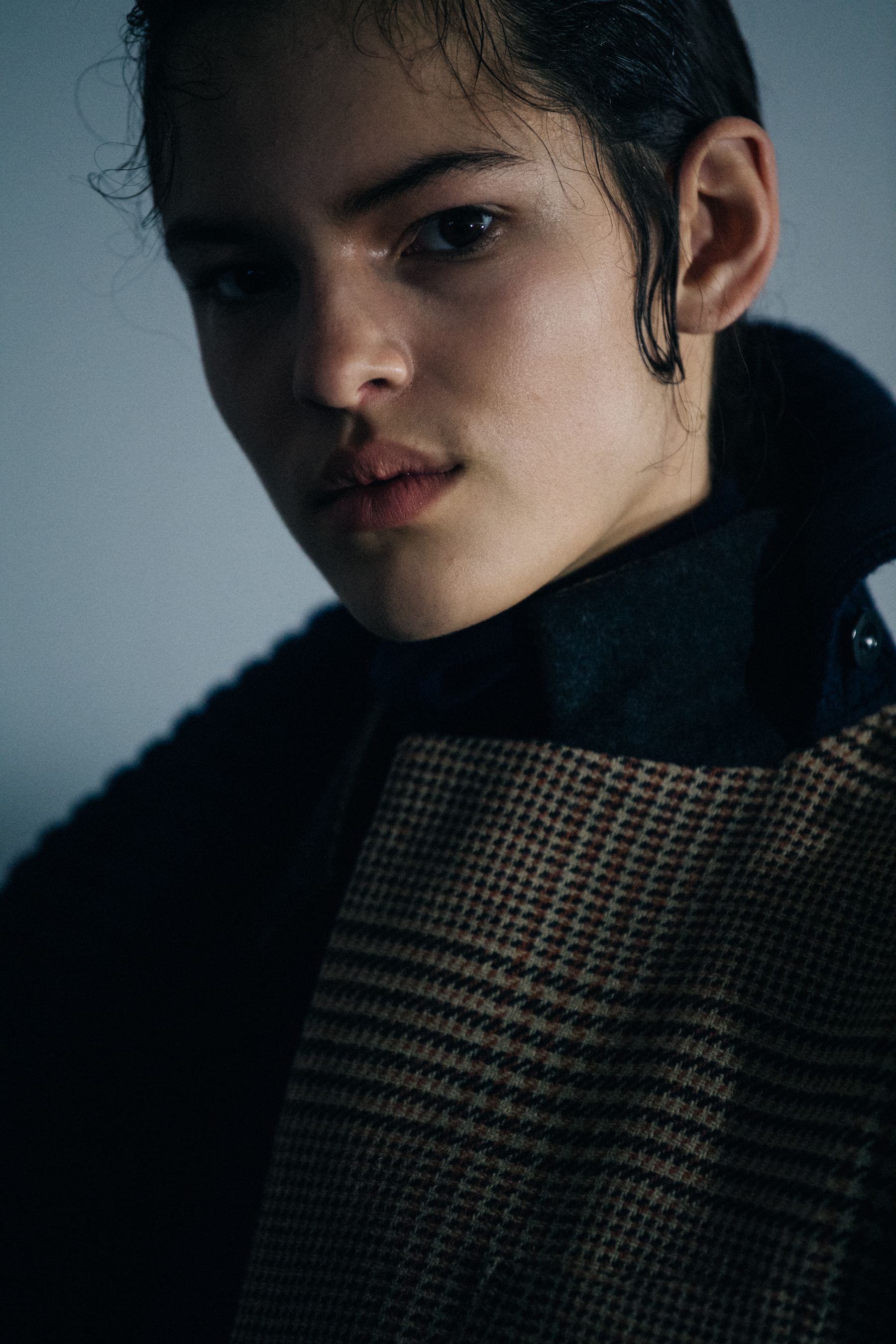 Matea Brakus wearing wool coat