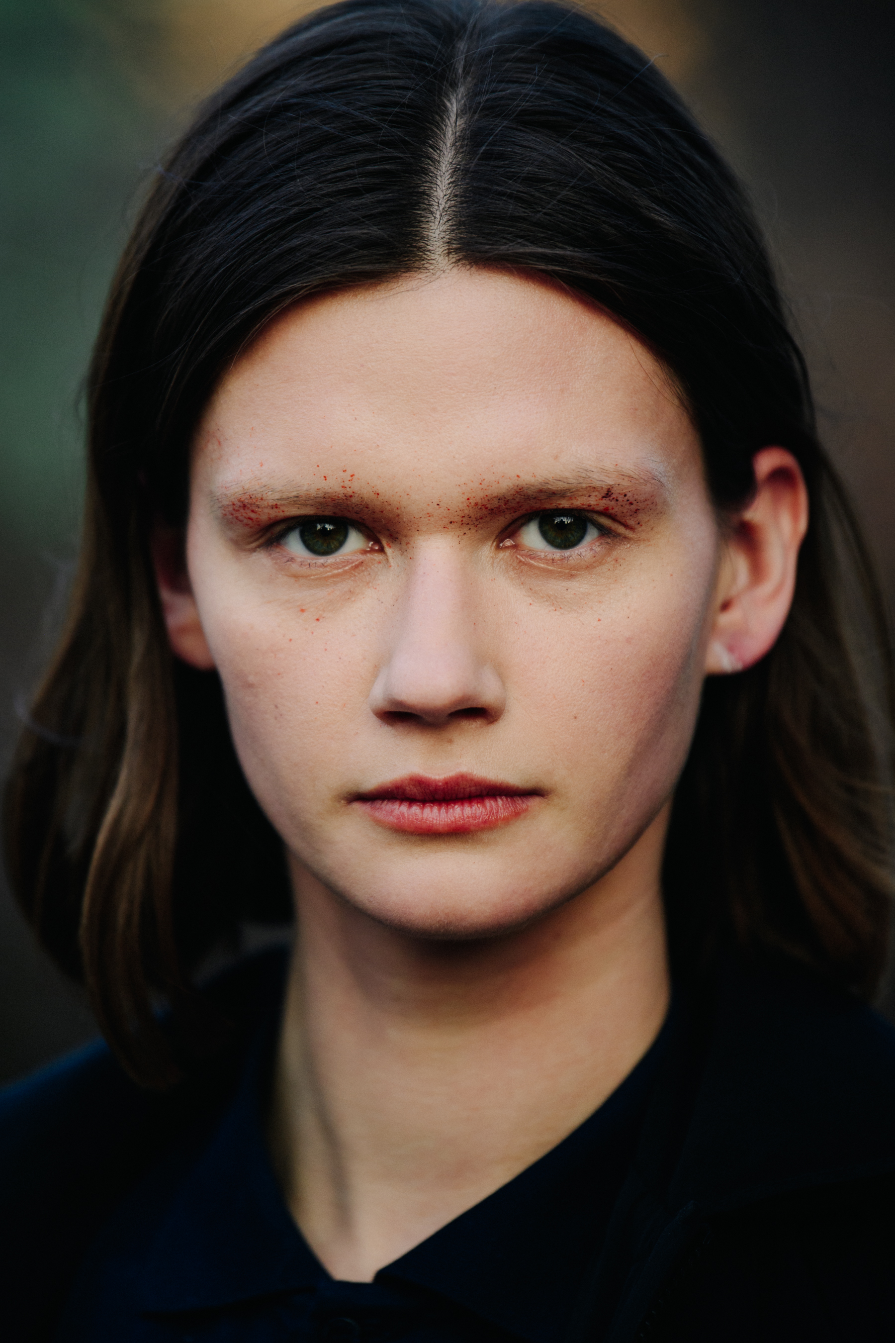 Portrait of Czech model with eye makeup